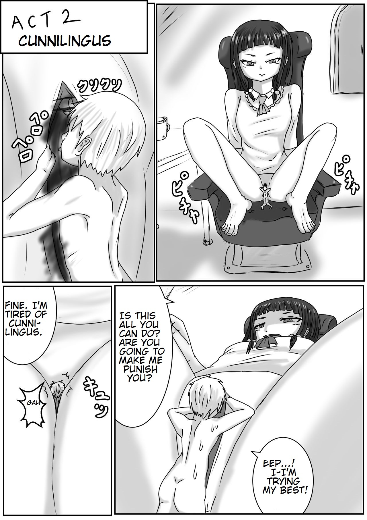 Hiroko, Tamari, and Yae Play with Tinies page 5