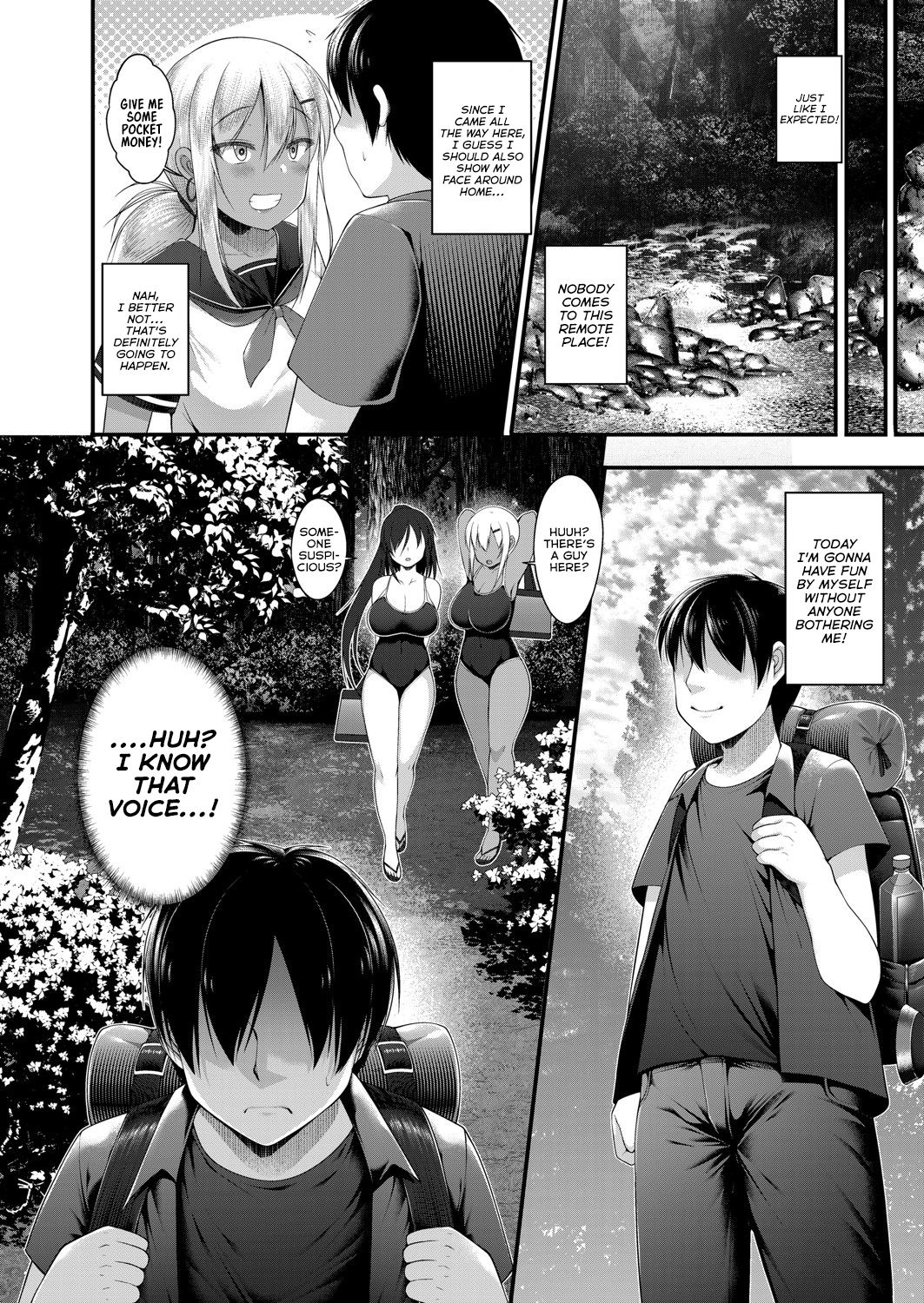 Hitori Camp o Shite itara Kuro Gal JK na Imouto to Imouto no Tomodachi ga Rannyuu shite kita Kekka Zenpen page 4