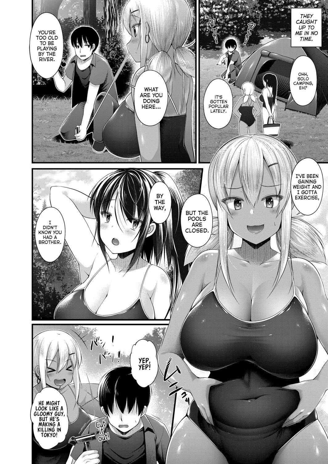 Hitori Camp o Shite itara Kuro Gal JK na Imouto to Imouto no Tomodachi ga Rannyuu shite kita Kekka Zenpen page 6