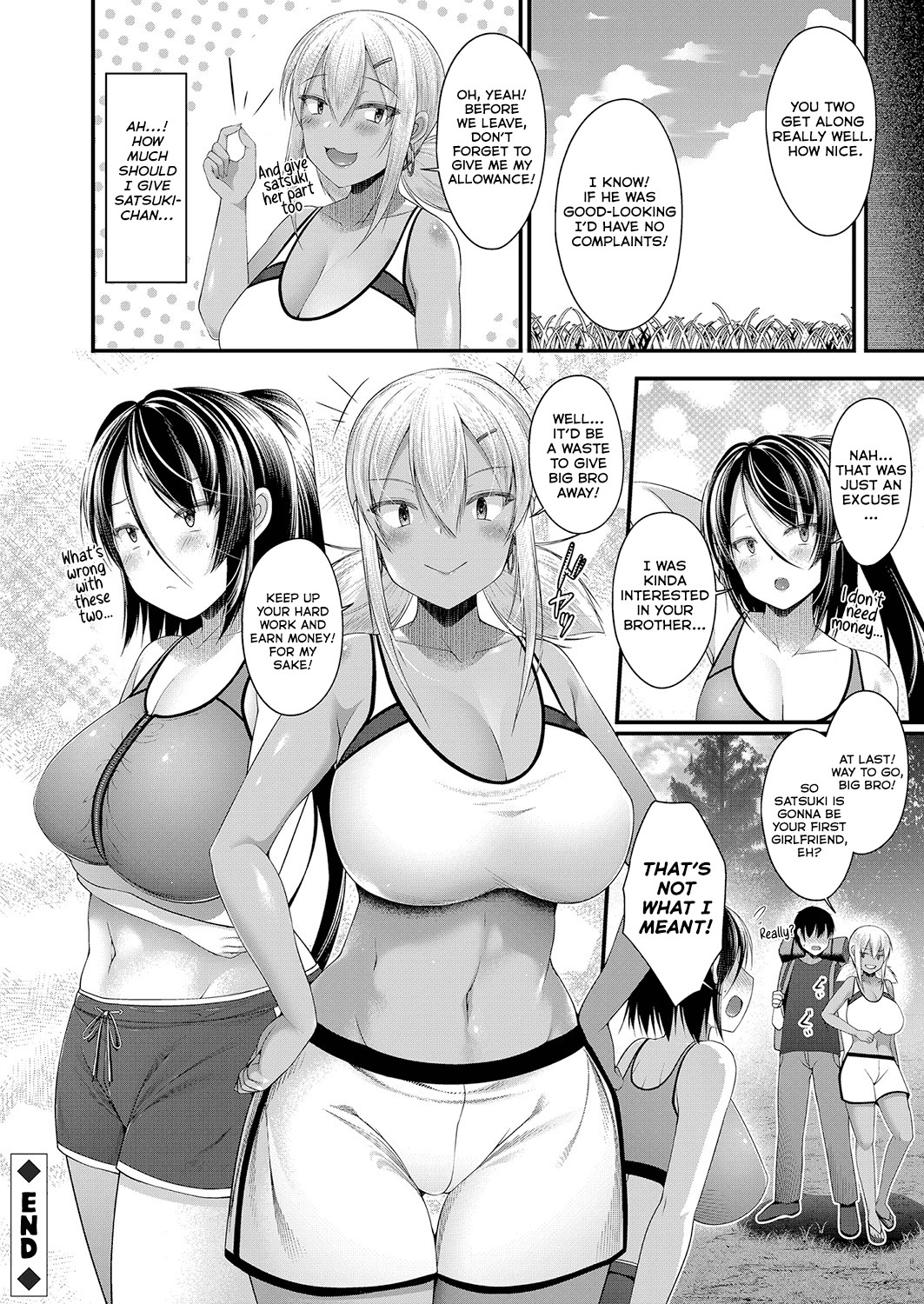 Hitori Camp o Shite itara Kuro Gal JK na Imouto to Imouto no Tomodachi ga Rannyuu shite kita Kekka Kouhen page 24