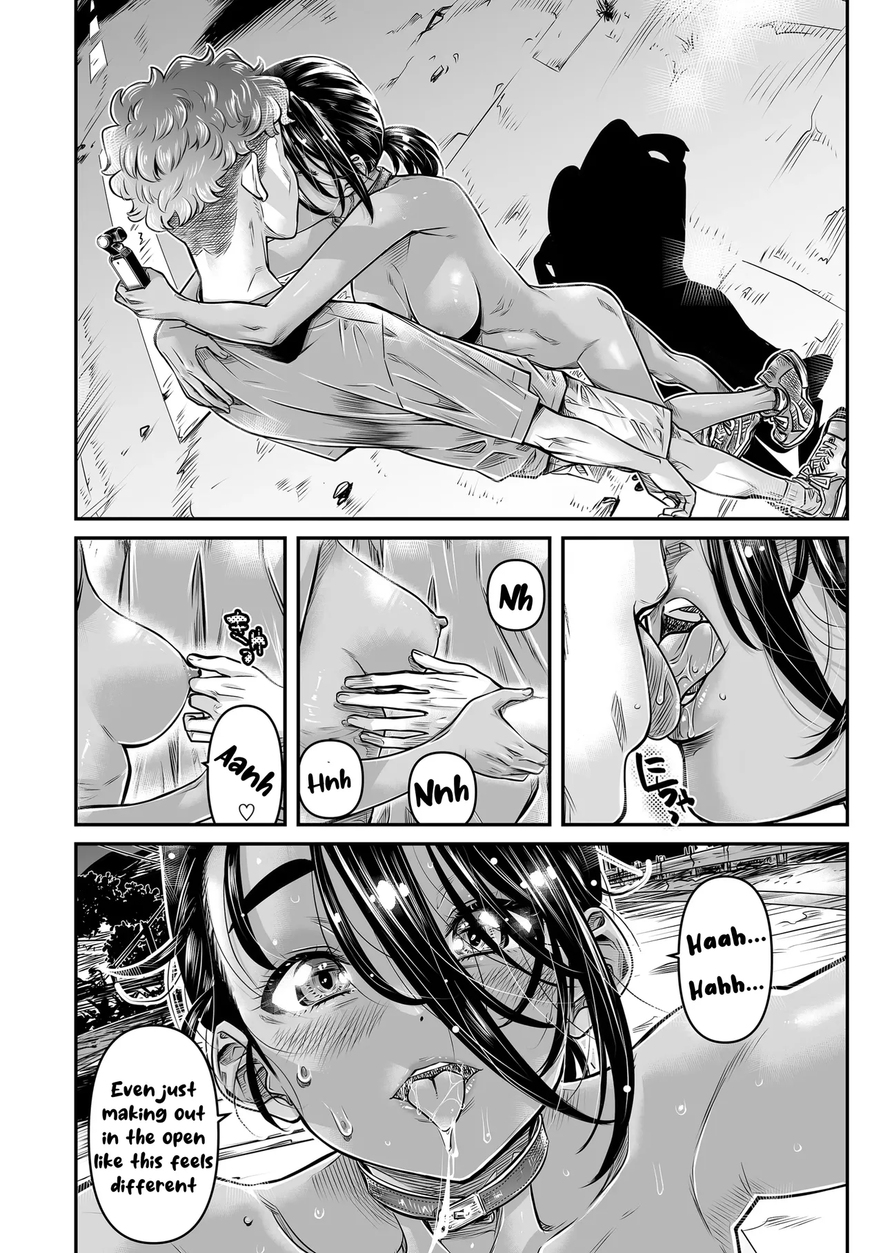 Hiyake no Zenra Girl wa, Douse Yaru nara Shinya no Douro de Namahame shitai page 19