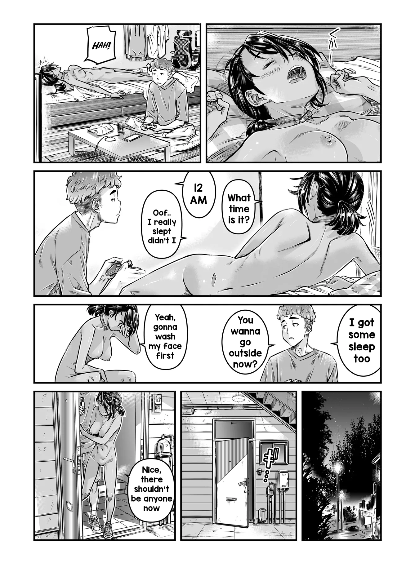 Hiyake no Zenra Girl wa, Douse Yaru nara Shinya no Douro de Namahame shitai page 9