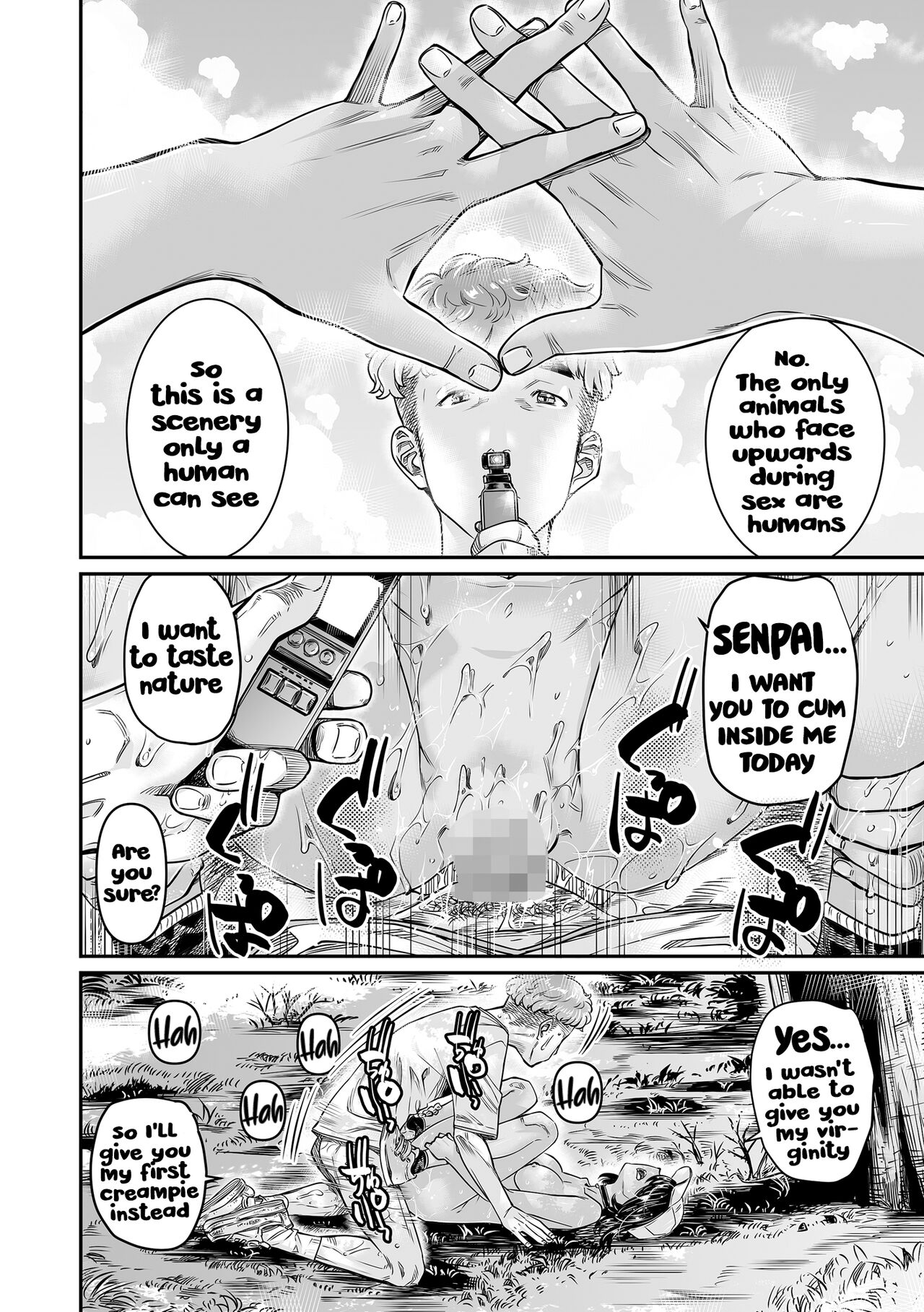 Hiyake no Zenra Girl wa, Doutei o Sotsugyou shita bakari no Senpai ni Hamedori saseru page 27