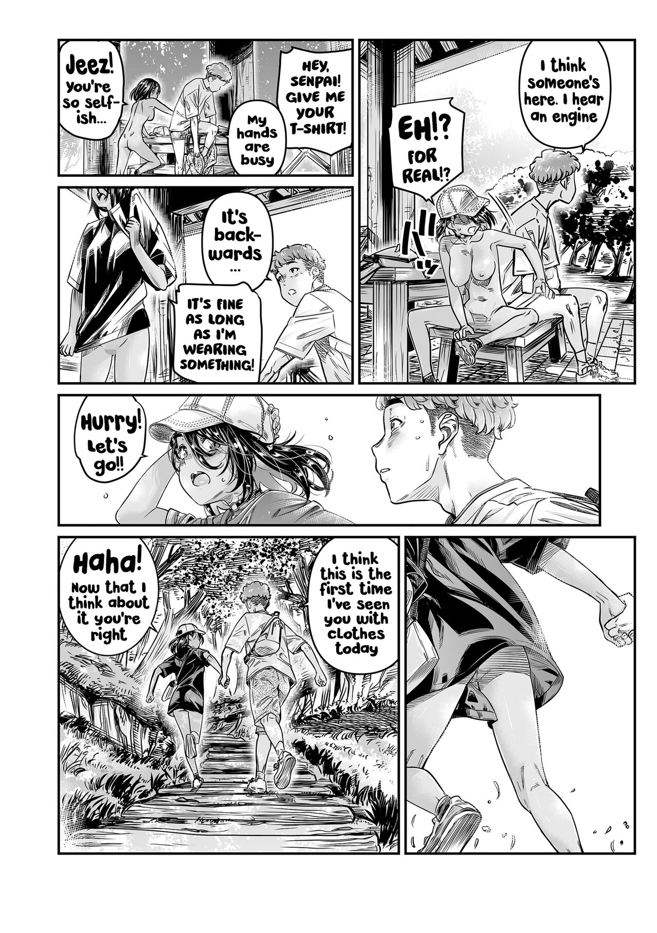 Hiyake no Zenra Girl wa, Doutei o Sotsugyou shita bakari no Senpai ni Hamedori saseru page 31