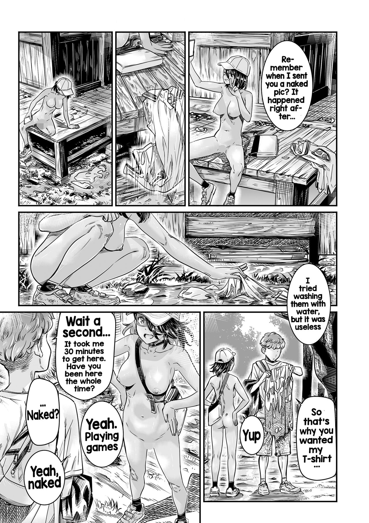 Hiyake no Zenra Girl wa, Doutei o Sotsugyou shita bakari no Senpai ni Hamedori saseru page 4