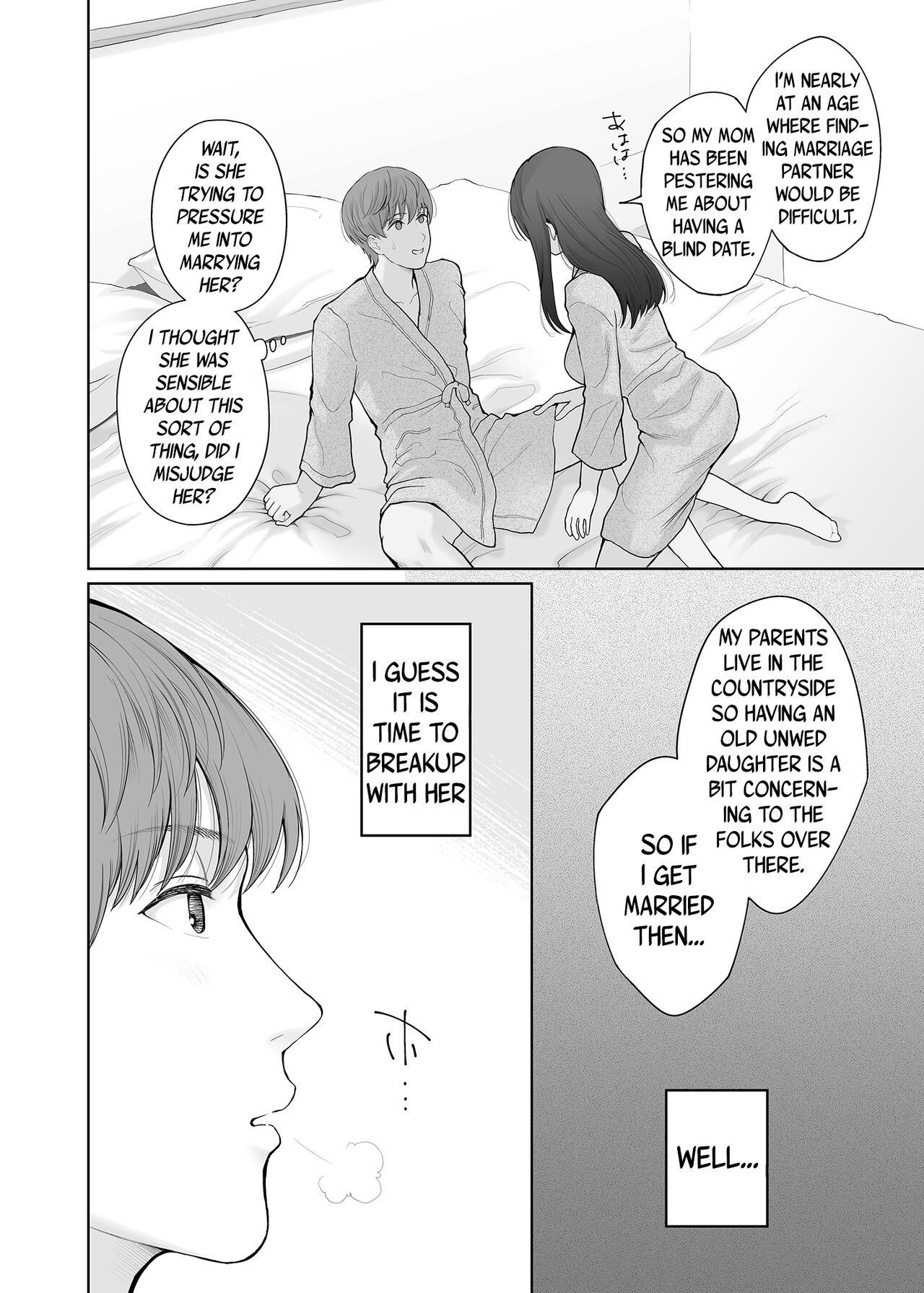 Hoka no Otoko to Kekkon Shitara Anata no Kodane Kureru? page 34