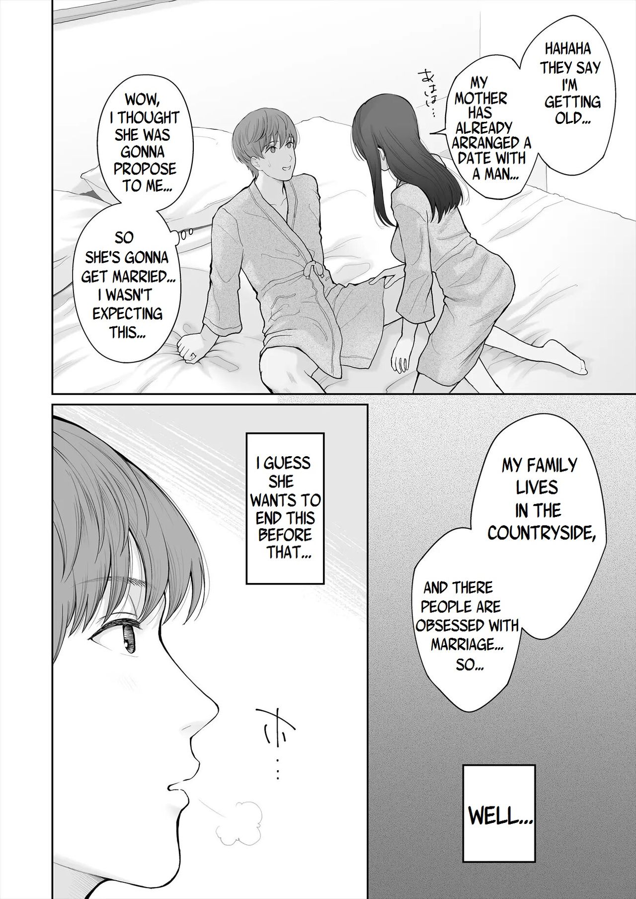 Hoka no Otoko to Kekkon Shitara Anata no Kodane Kureru? page 32