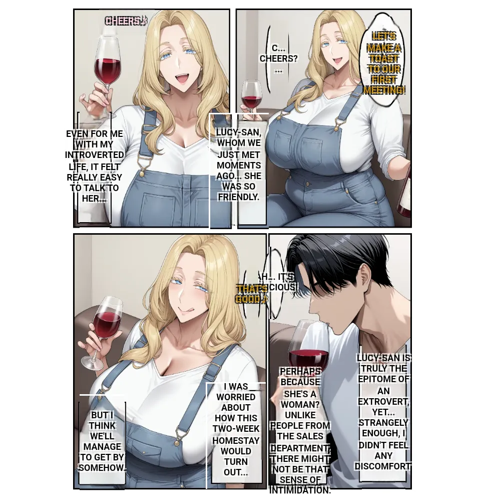 Home stay sakino bakunyuu blonde bijyouni mesuushi cosde yuwakusarete ittchalove tanetsuke seikatsu 1-2 + kakioroshi epilogue page 11