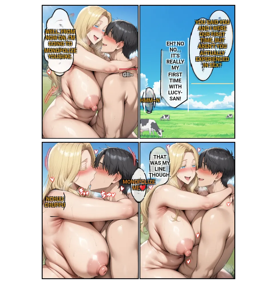 Home stay sakino bakunyuu blonde bijyouni mesuushi cosde yuwakusarete ittchalove tanetsuke seikatsu 1-2 + kakioroshi epilogue page 117