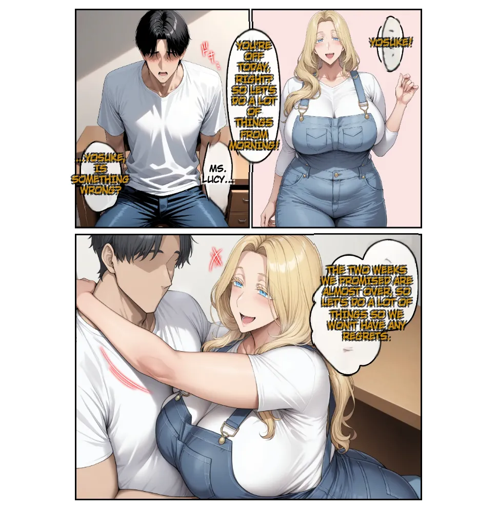 Home stay sakino bakunyuu blonde bijyouni mesuushi cosde yuwakusarete ittchalove tanetsuke seikatsu 1-2 + kakioroshi epilogue page 68