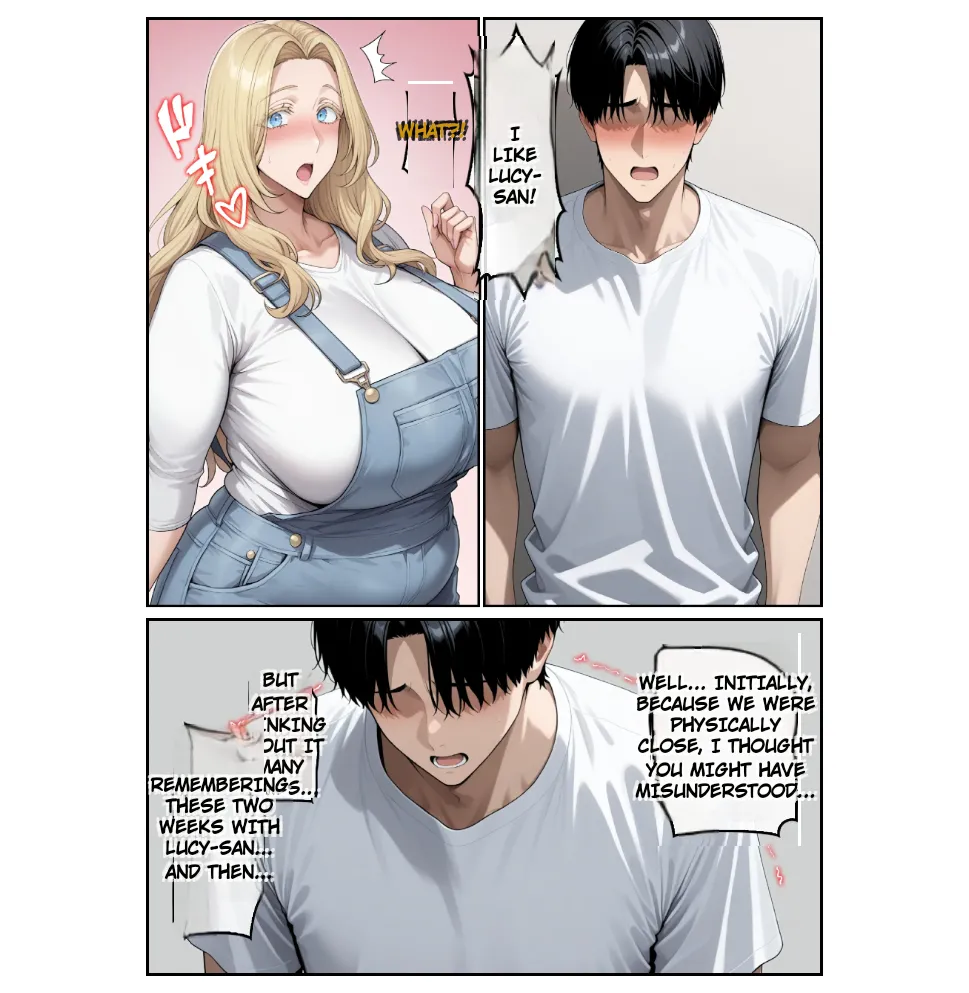 Home stay sakino bakunyuu blonde bijyouni mesuushi cosde yuwakusarete ittchalove tanetsuke seikatsu 1-2 + kakioroshi epilogue page 71