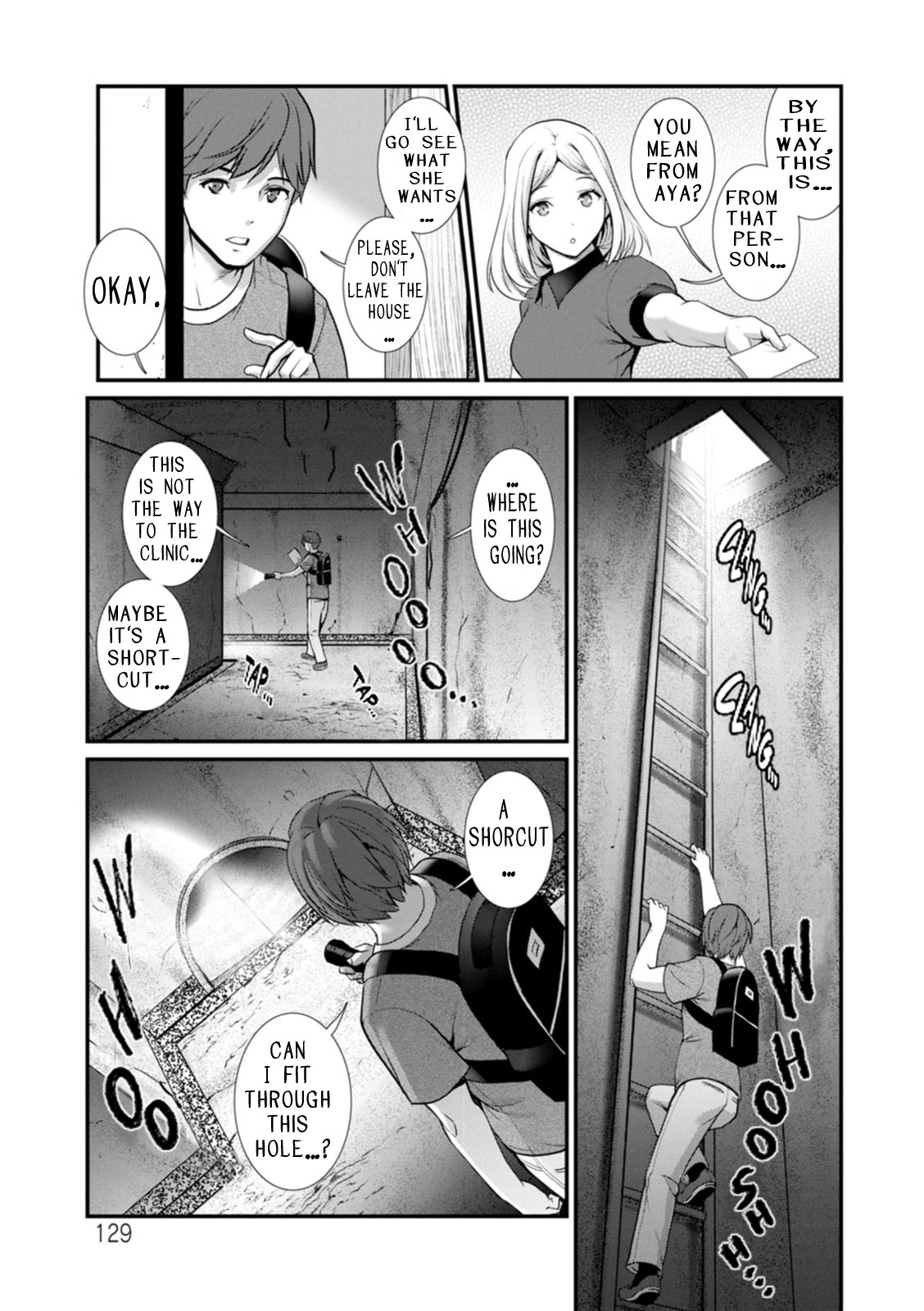 Honeymoon at 30 meters underground page 129