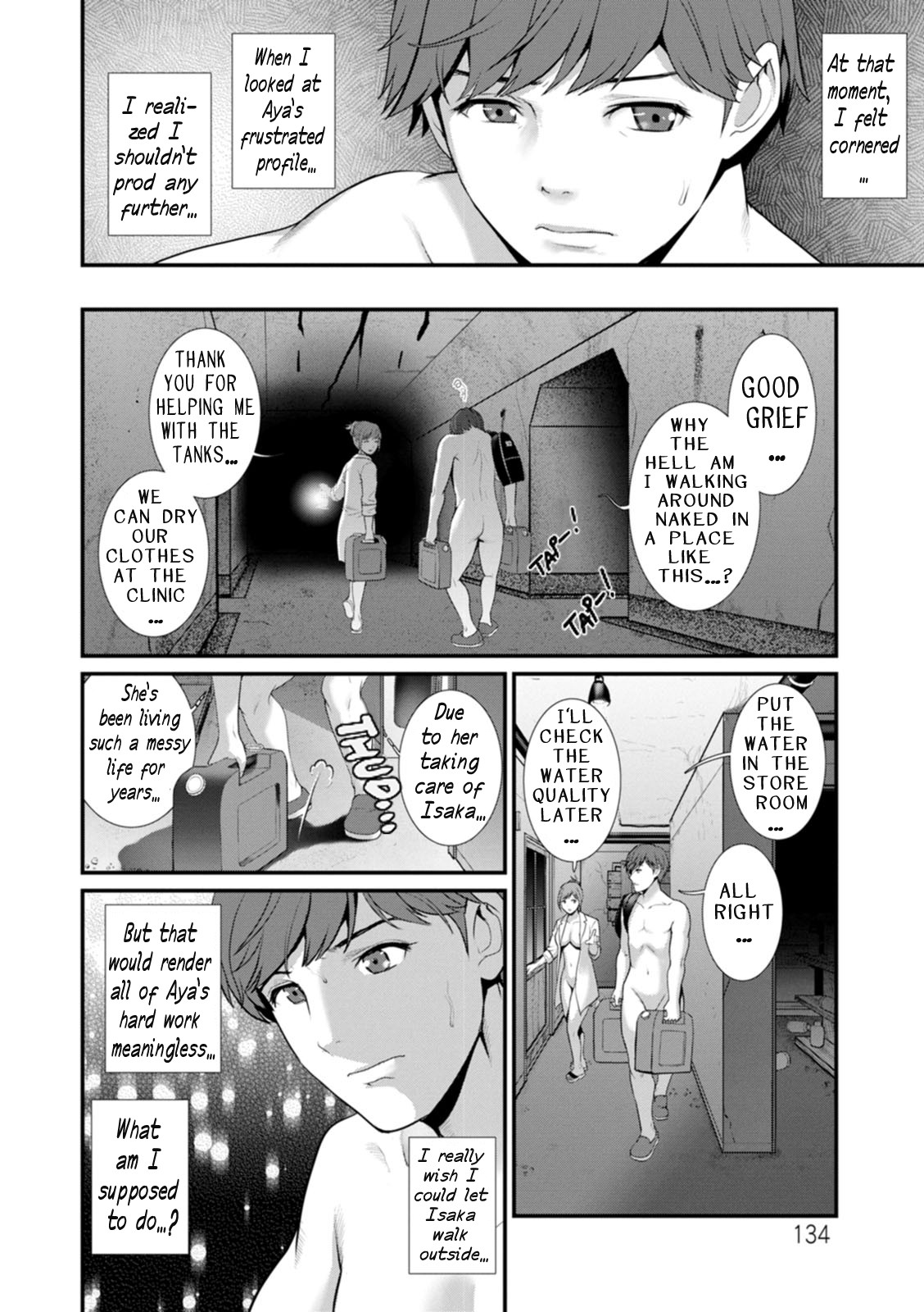 Honeymoon at 30 meters underground page 134