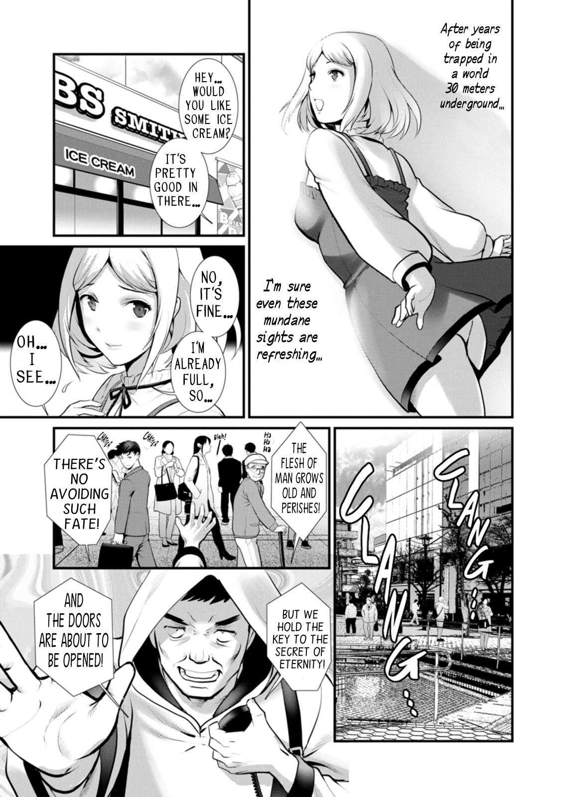 Honeymoon at 30 meters underground page 167