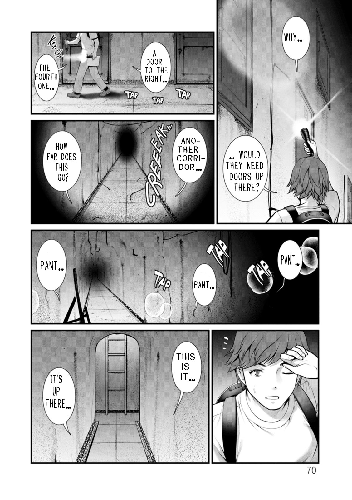 Honeymoon at 30 meters underground page 70