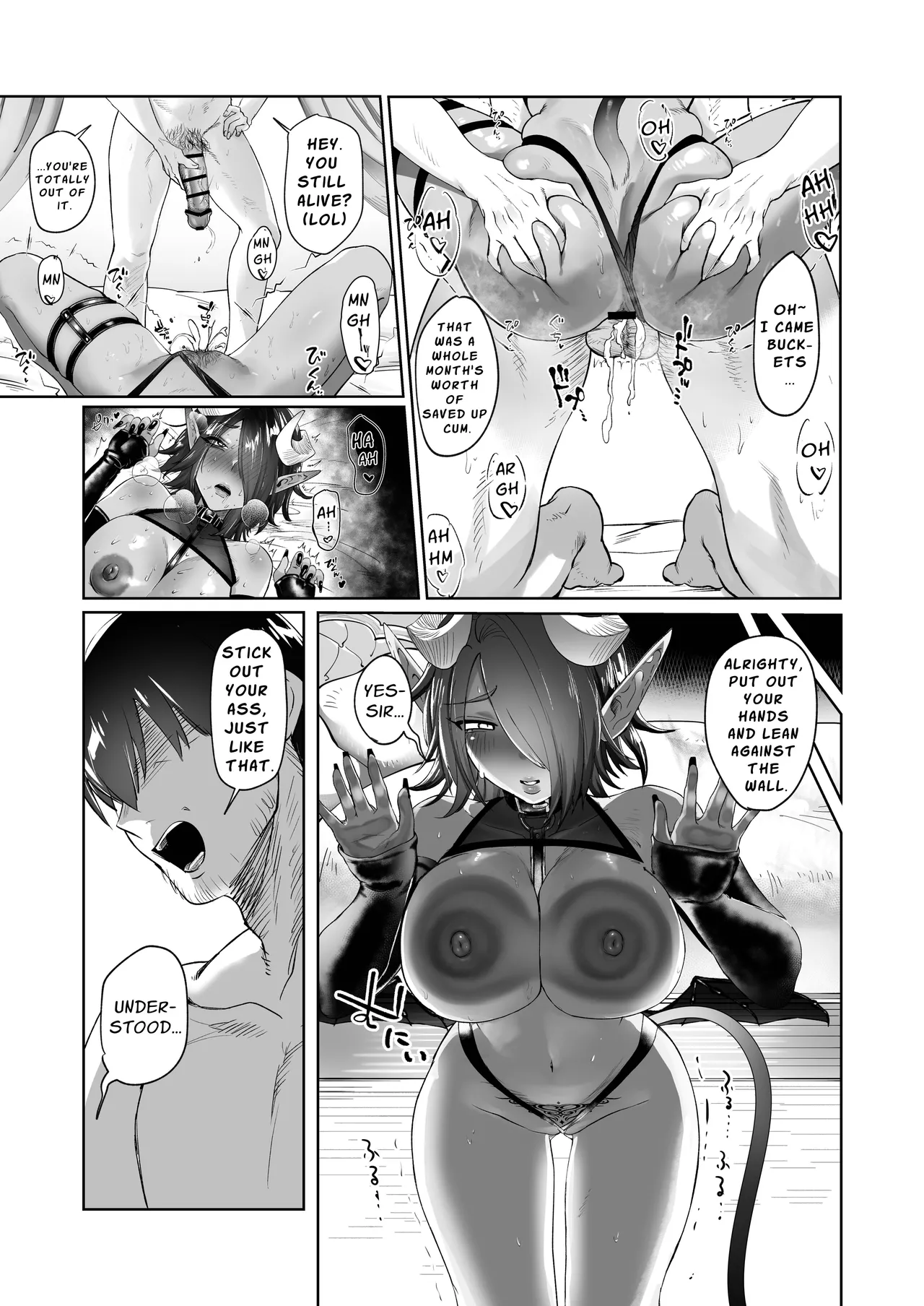 Hopeless Succubus! ~Sincere Service for the Customer with a Libido Potion Enhanced Demon Dick~ page 25