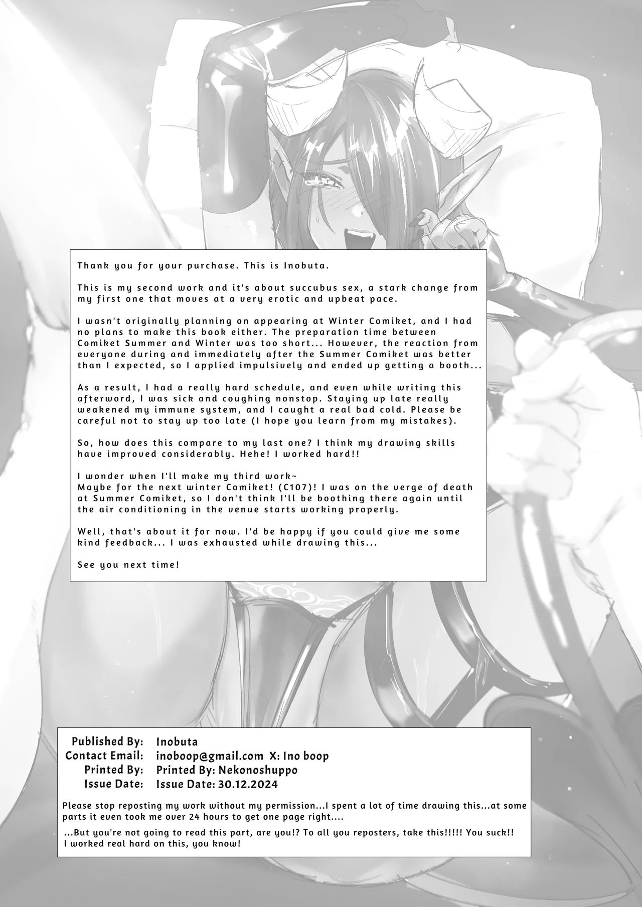 Hopeless Succubus! ~Sincere Service for the Customer with a Libido Potion Enhanced Demon Dick~ page 36