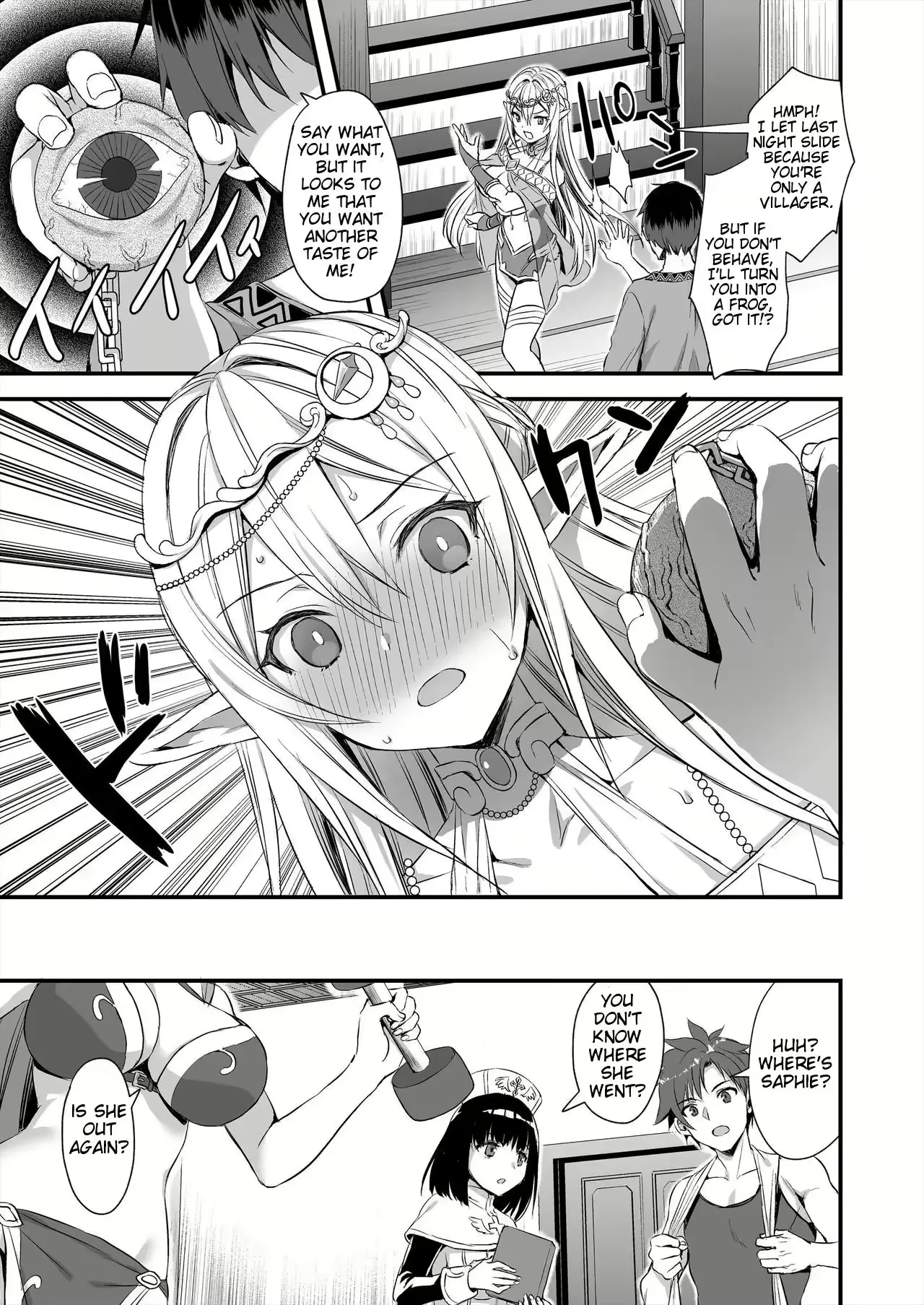 Horny Isekai Elf's Evil Eye page 30
