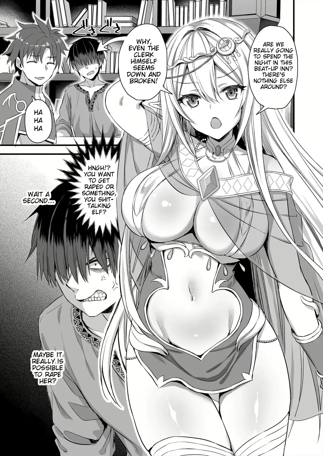Horny Isekai Elf's Evil Eye page 4
