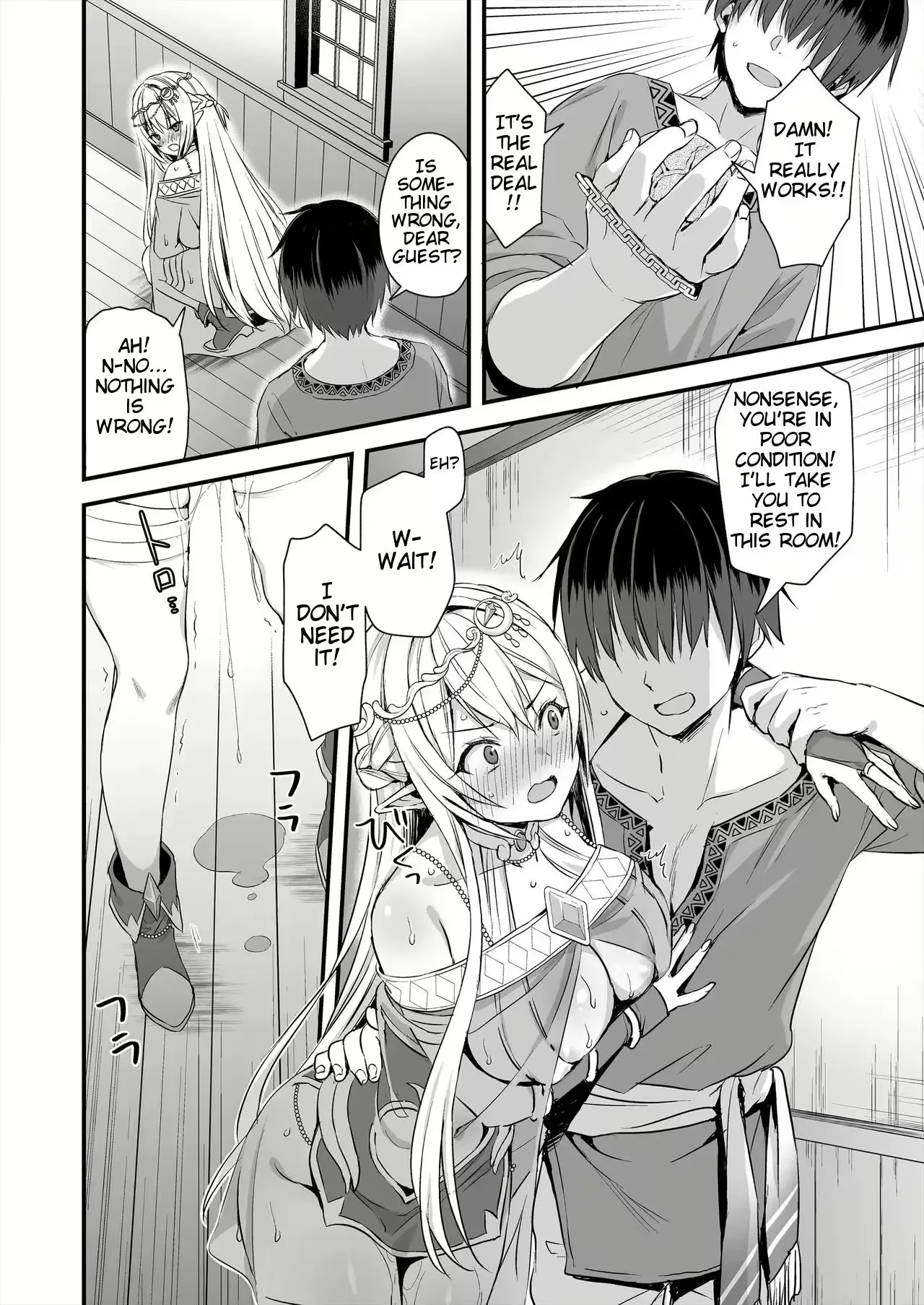 Horny Isekai Elf's Evil Eye page 9