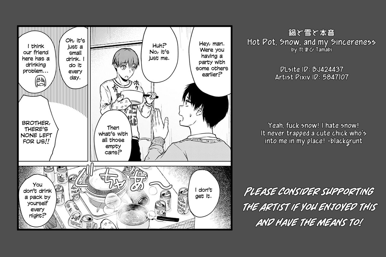 Hot Pot, Snow, and my Sincereness page 27