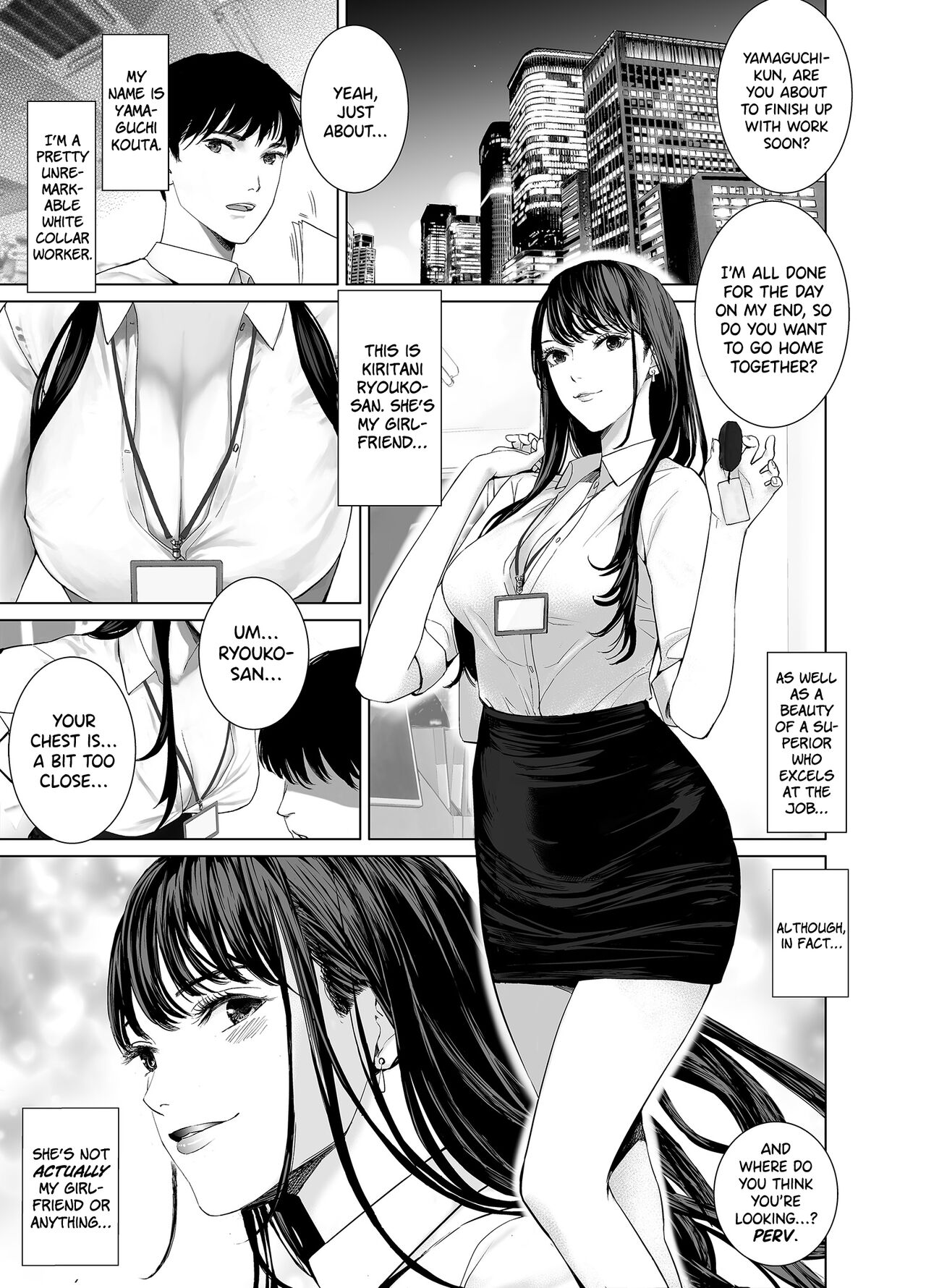 How a Dull Office Worker Became One with His Hottie Superior page 2