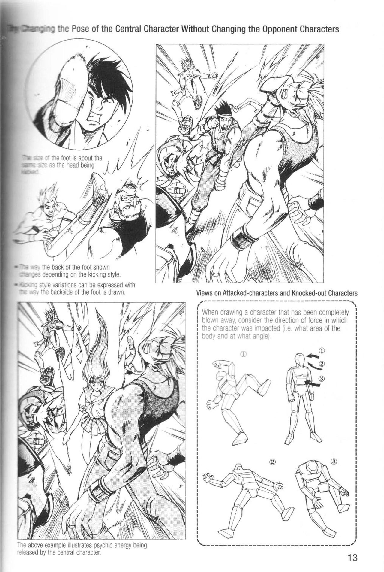 How To Draw Manga Vol. 23 Illustrating Battles page 14