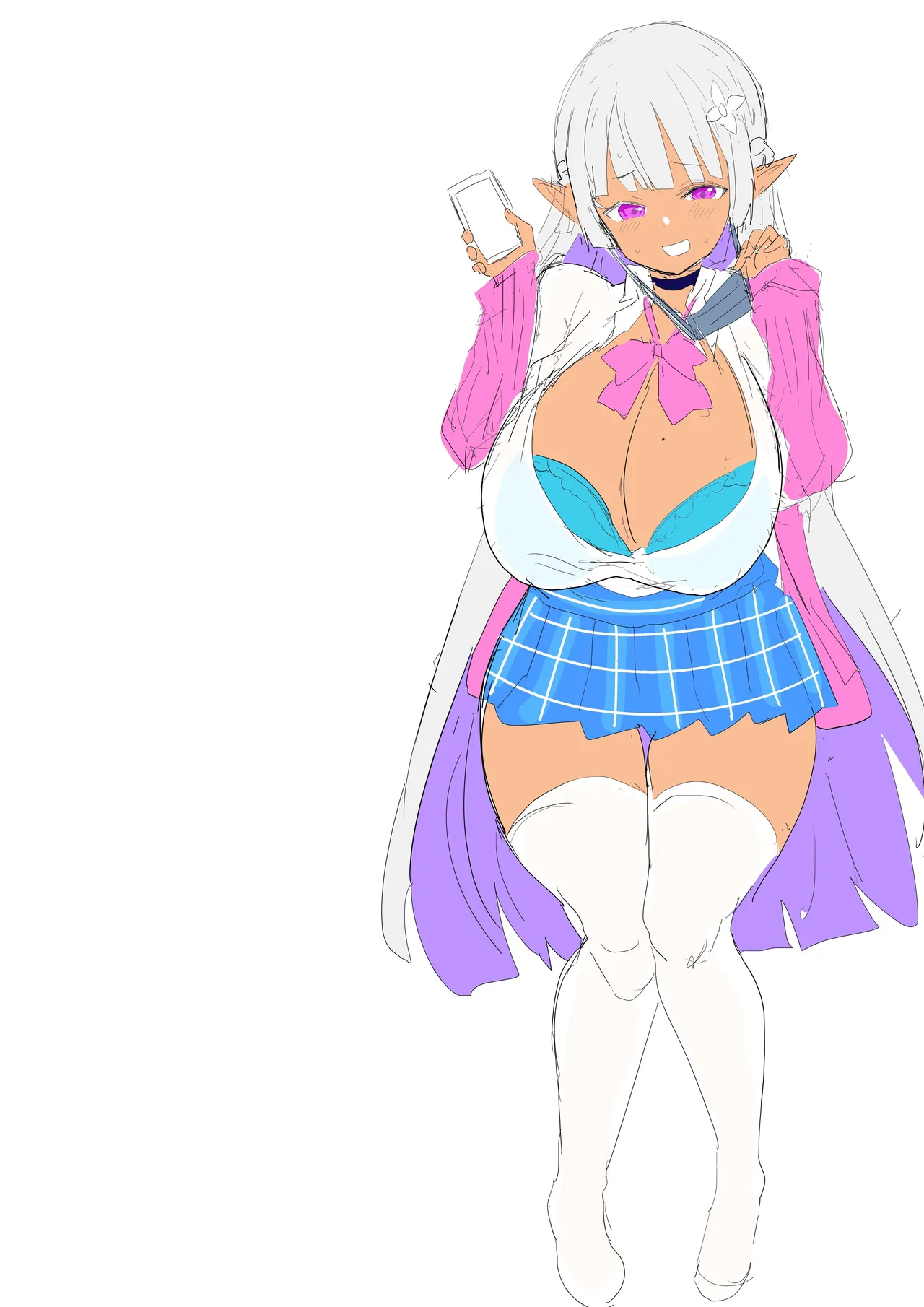 How To Train An Elf Exchange Student Who Has Become A Total Gyaru page 42