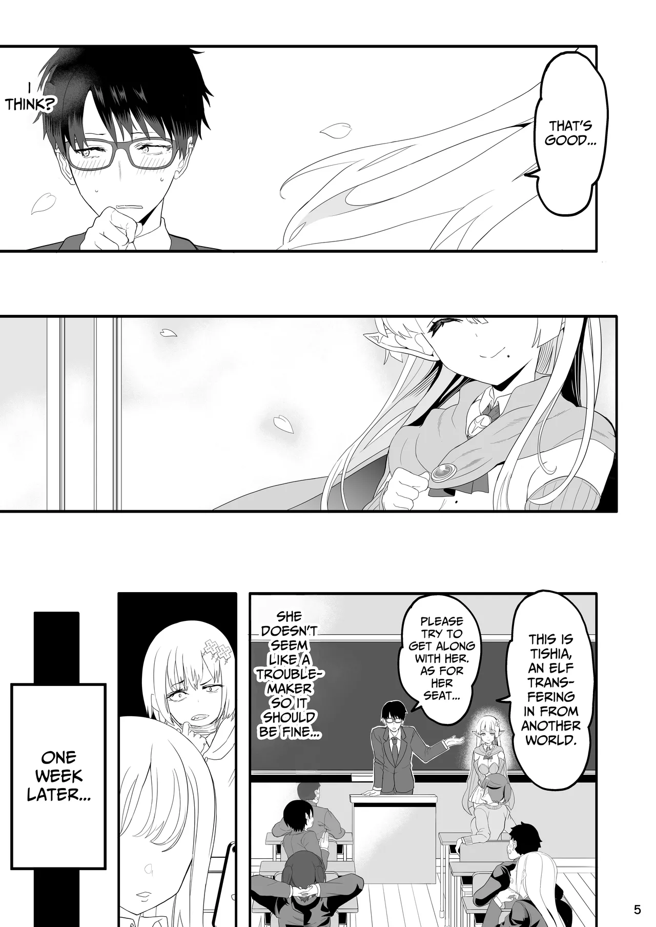 How To Train An Elf Exchange Student Who Has Become A Total Gyaru page 5