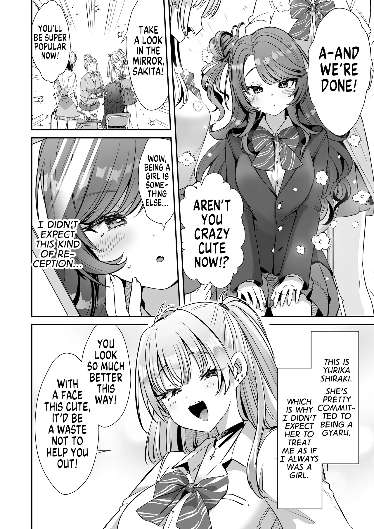 How Waking Up as a Girl has Turned me from a Gloomy Guy into a Gyaru page 14