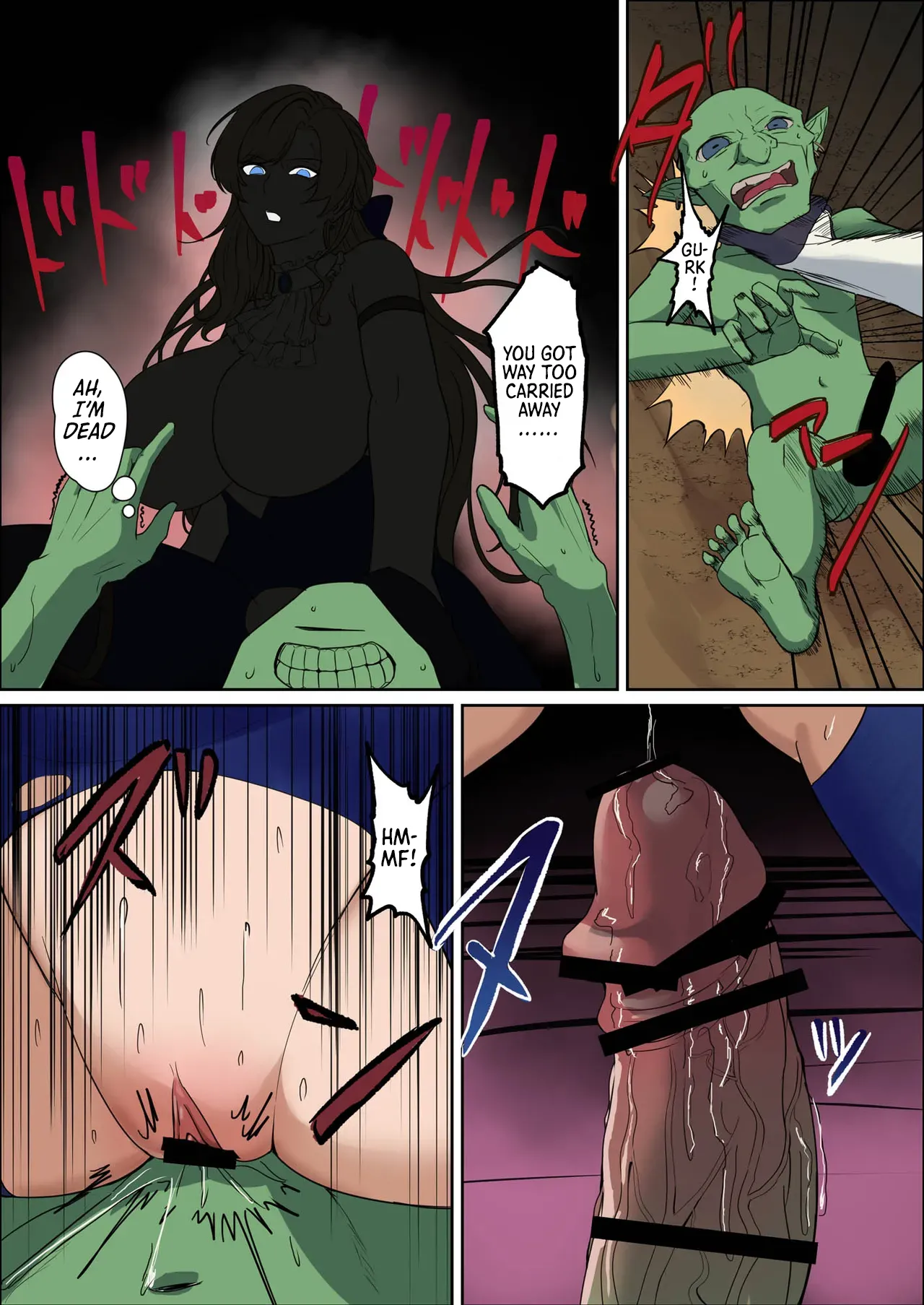 Huge Breasted Female Knight: Teaming up with a weakling monster!? What kind of joke is this? page 46
