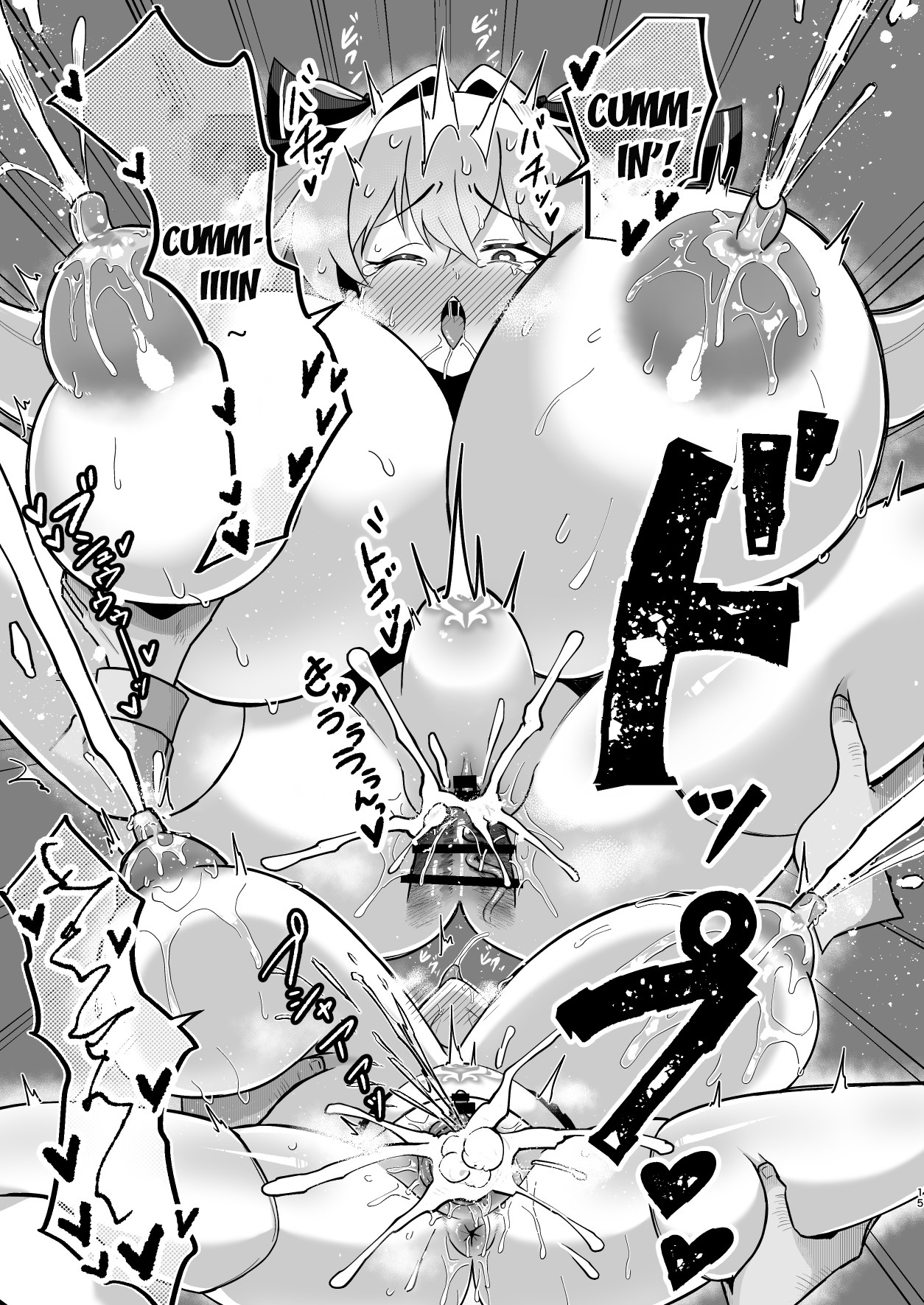 Huge Titties And Hypnosis ~ Expanding A Bratty Rich Girl's Chest Then Fucking Her While Squeezing Her Tits ~ page 16