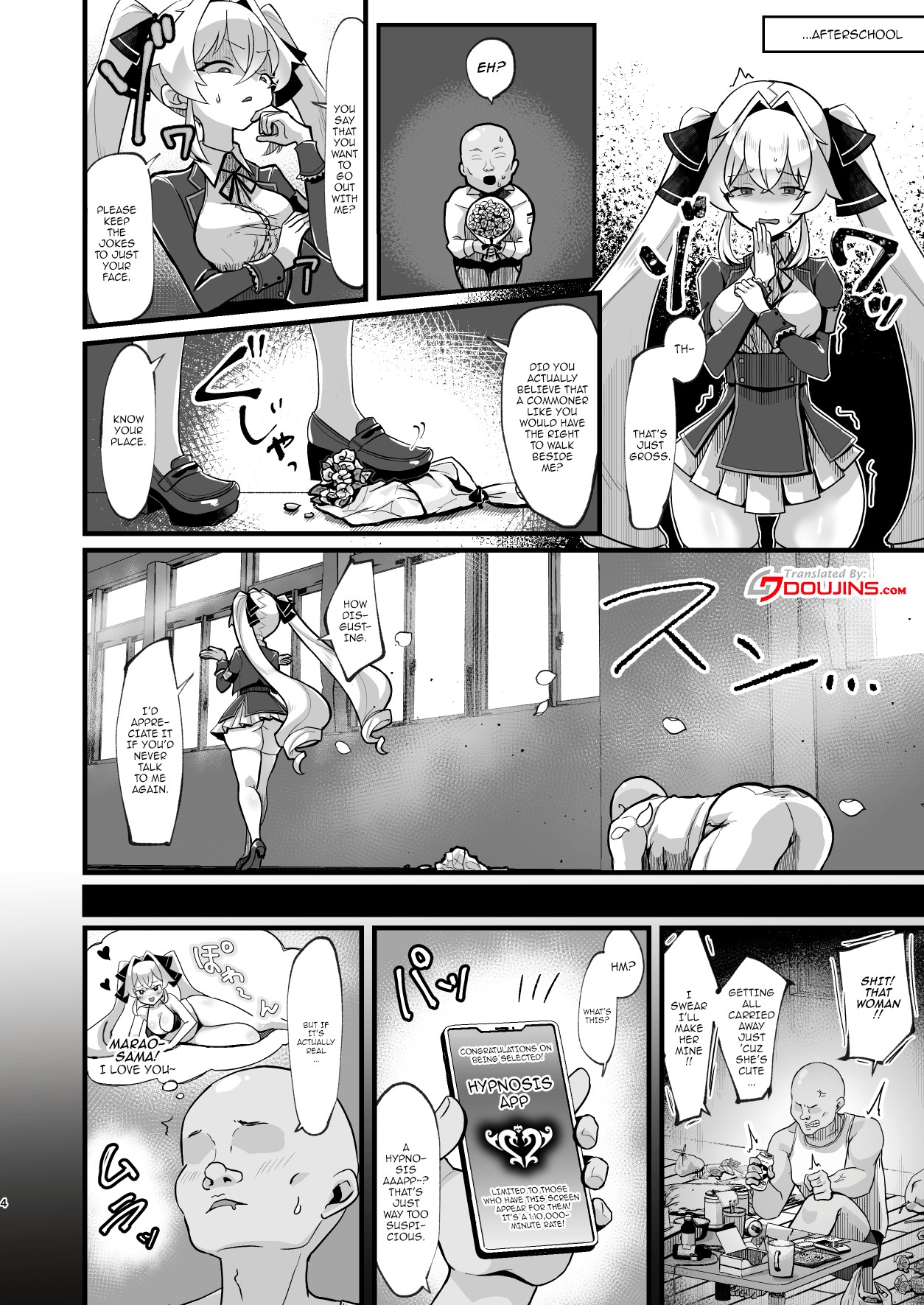 Huge Titties And Hypnosis ~ Expanding A Bratty Rich Girl's Chest Then Fucking Her While Squeezing Her Tits ~ page 5