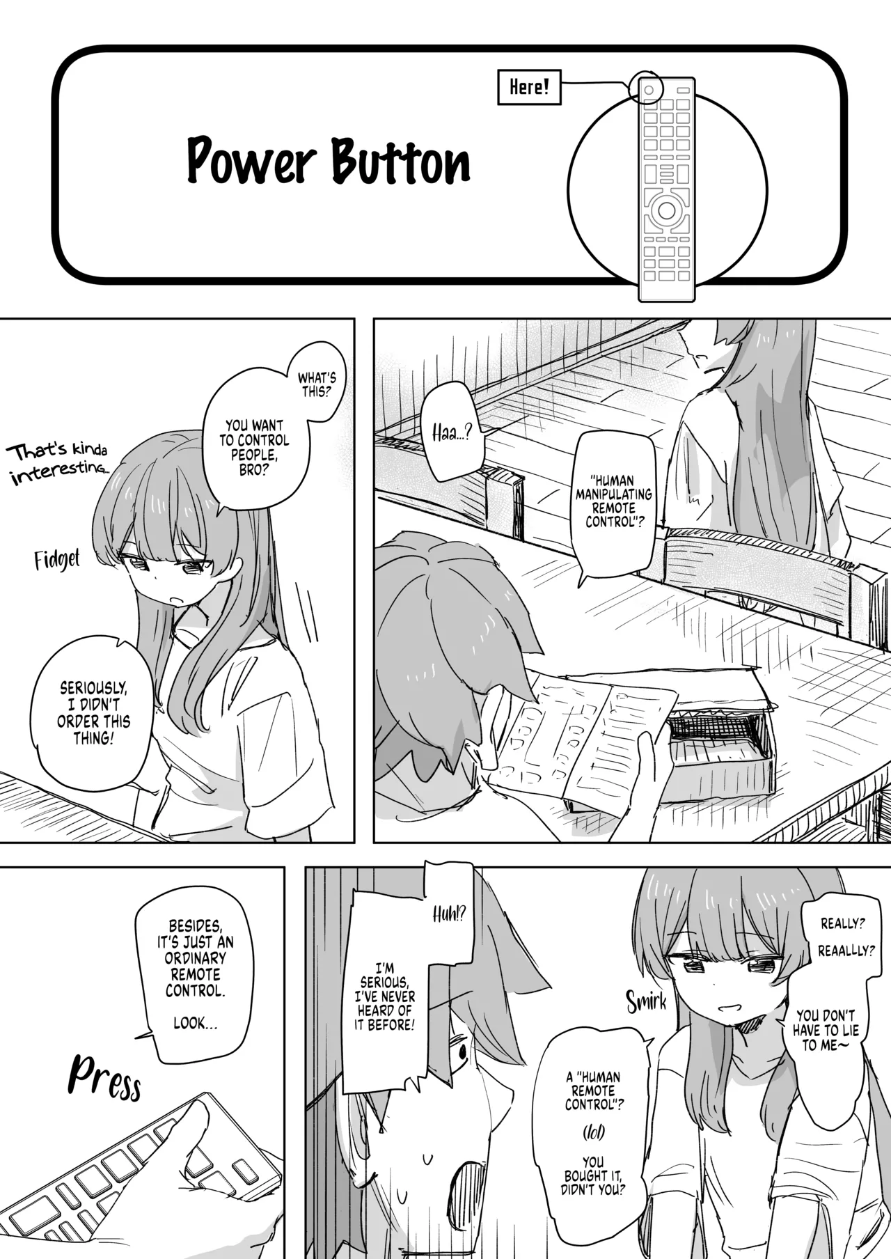 Human Manipulating Remote Control page 6