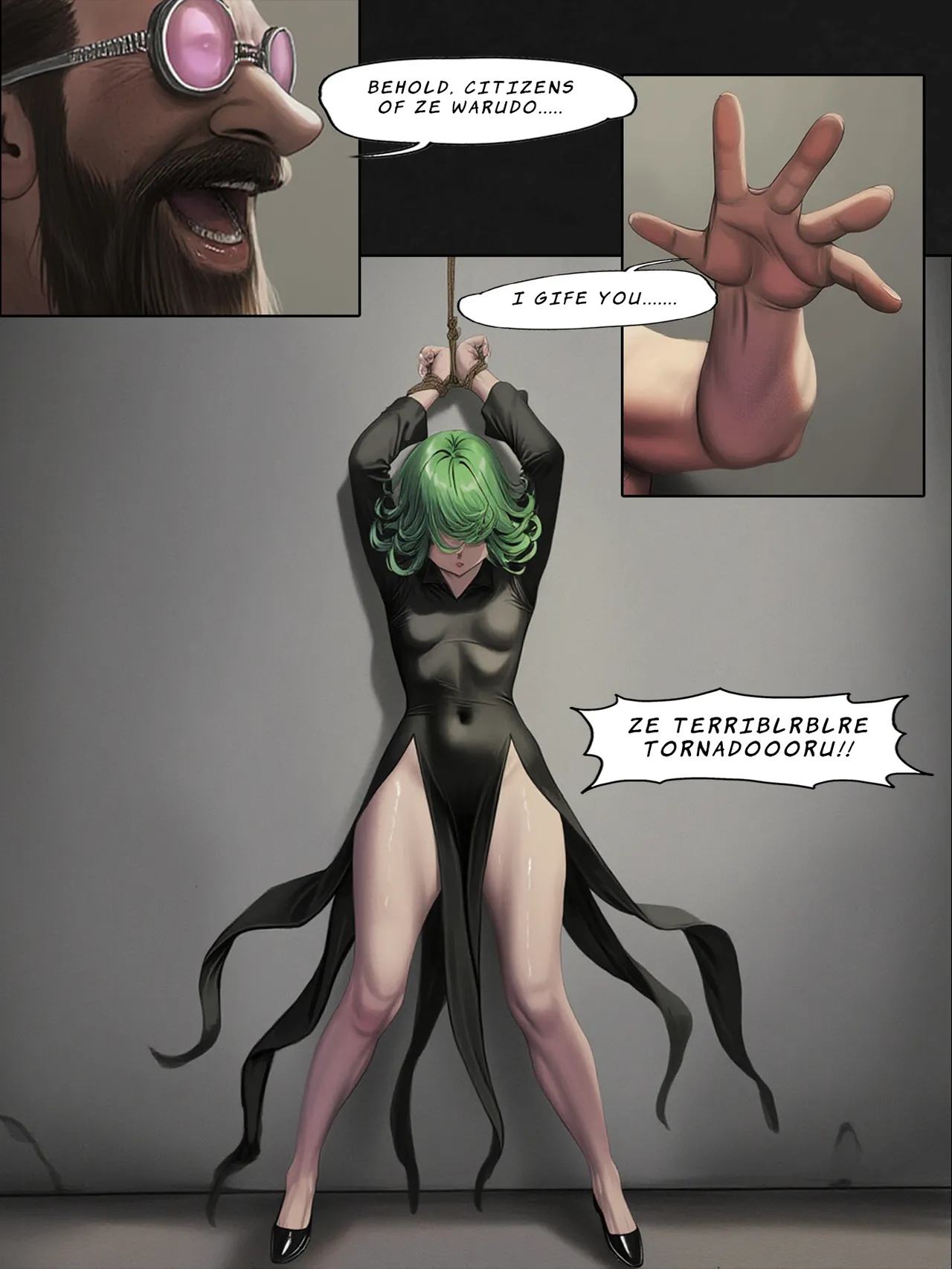 :Humanity's Last Broadcast - A Fubuki & Tatsumaki One-Punch Man Doujin page 10