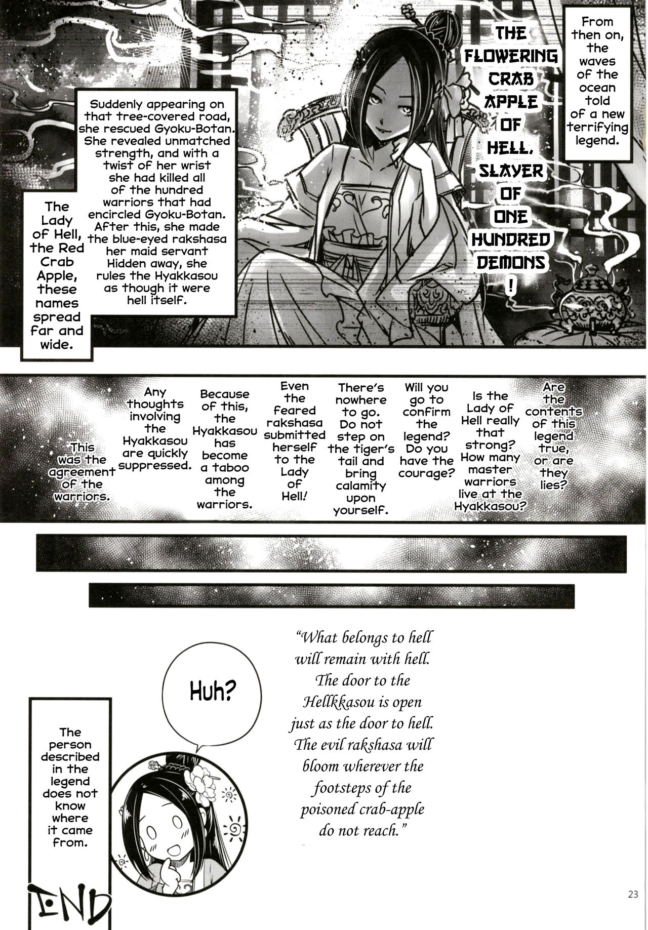 Hyakkasou2 <<Souzetsu! Kaidou Fujin no Densetsu>> page 24