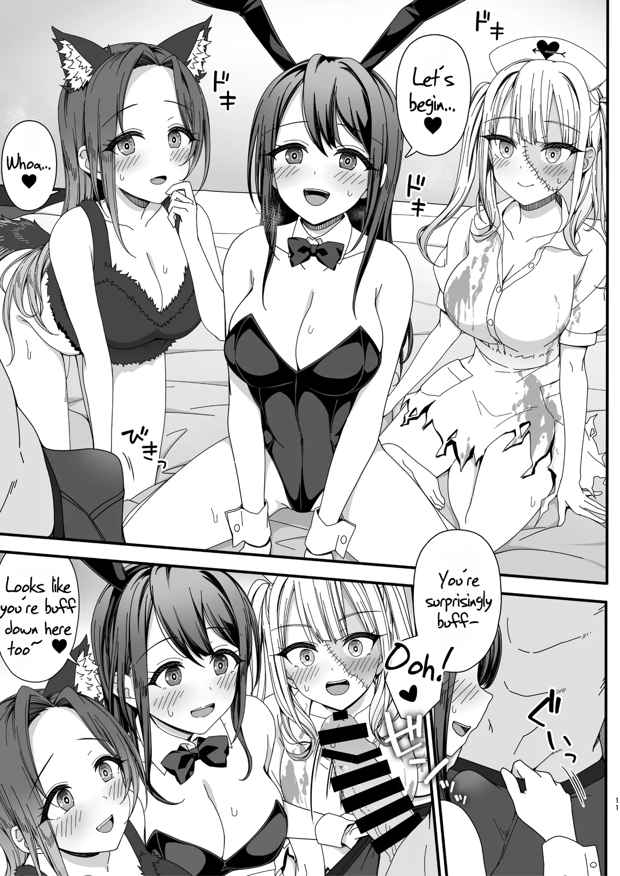 Hypnotism punishment for the girls having fun on Halloween!! page 11