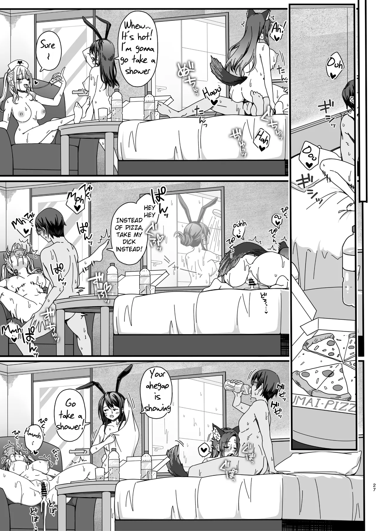 Hypnotism punishment for the girls having fun on Halloween!! page 27
