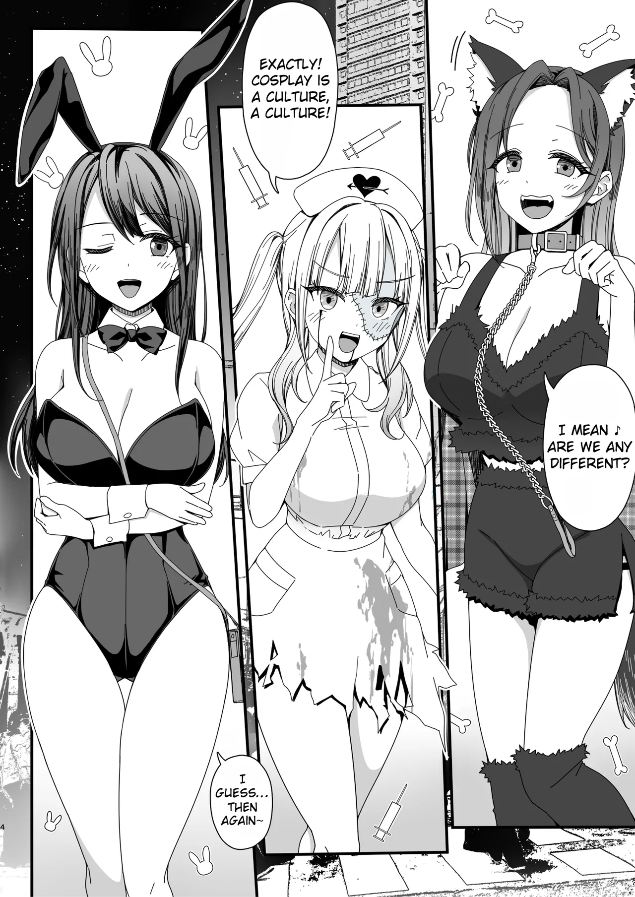Hypnotism punishment for the girls having fun on Halloween!! page 4