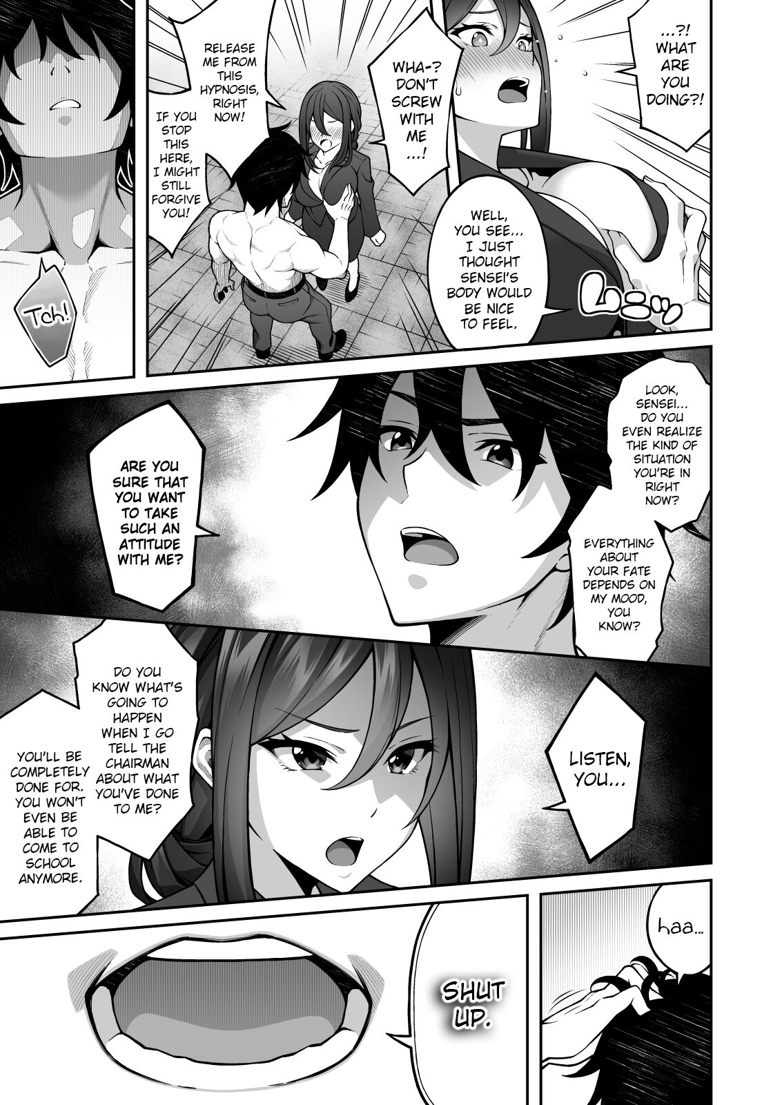 Hypnotism School 3: Thanks to Hypnotism, I Had the High and Mighty Female Teacher in the Palm of My Hands page 12