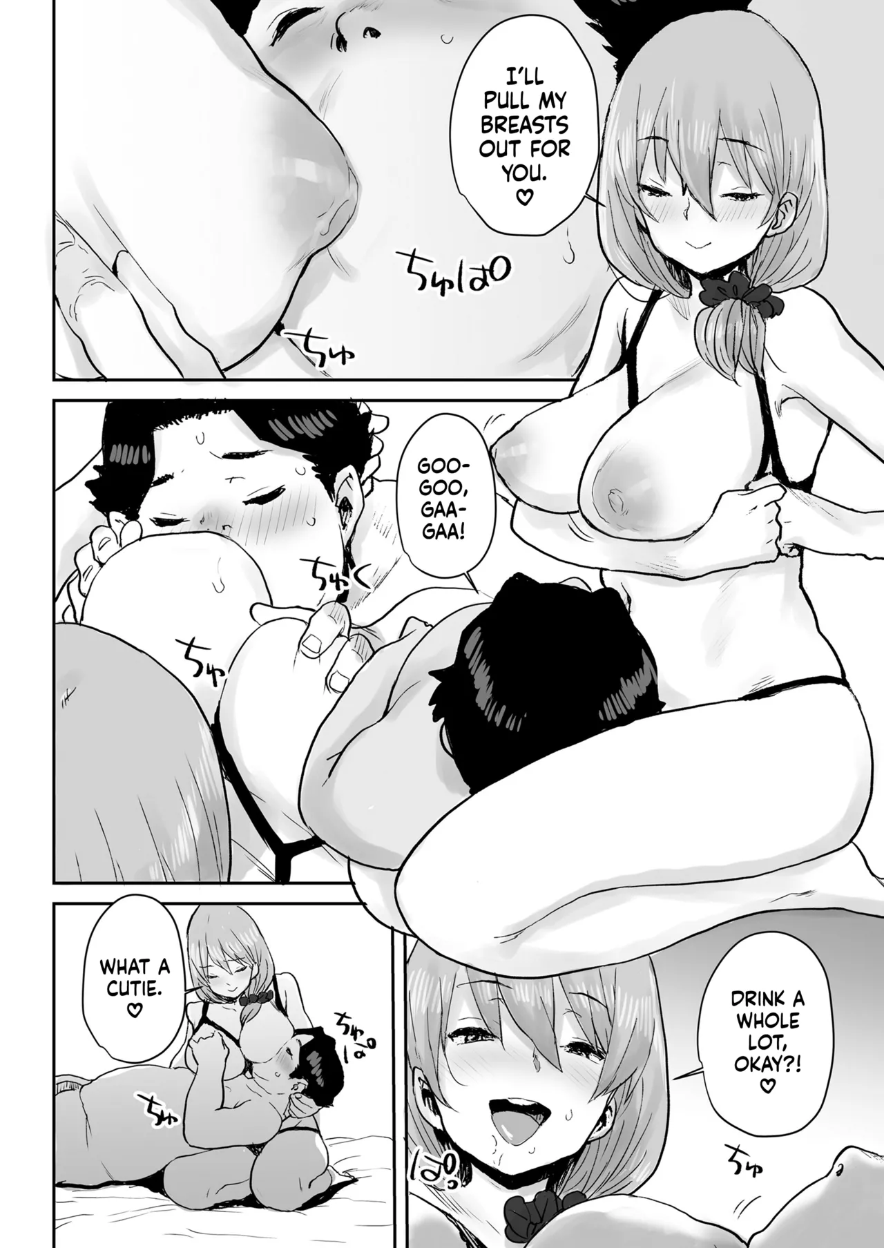 Hypnotizing My Kind HS Student Into My Lactating Mommy page 41