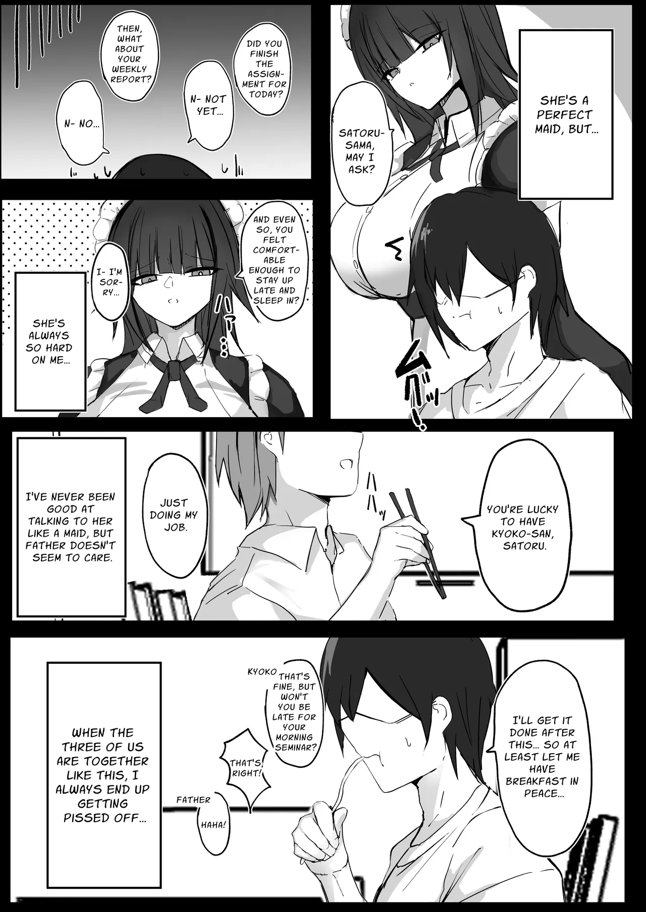 I Am The Master of a J-Cup Busty Maid page 4