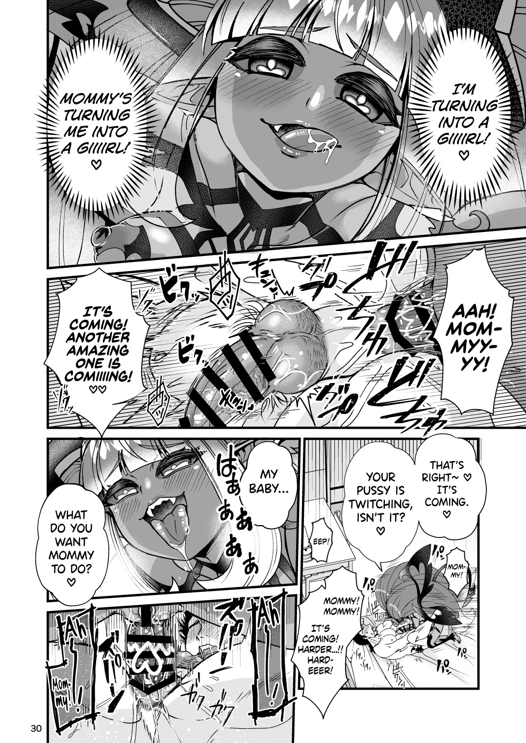 I Became a Dickgirl Devil Mama's Bitch page 30