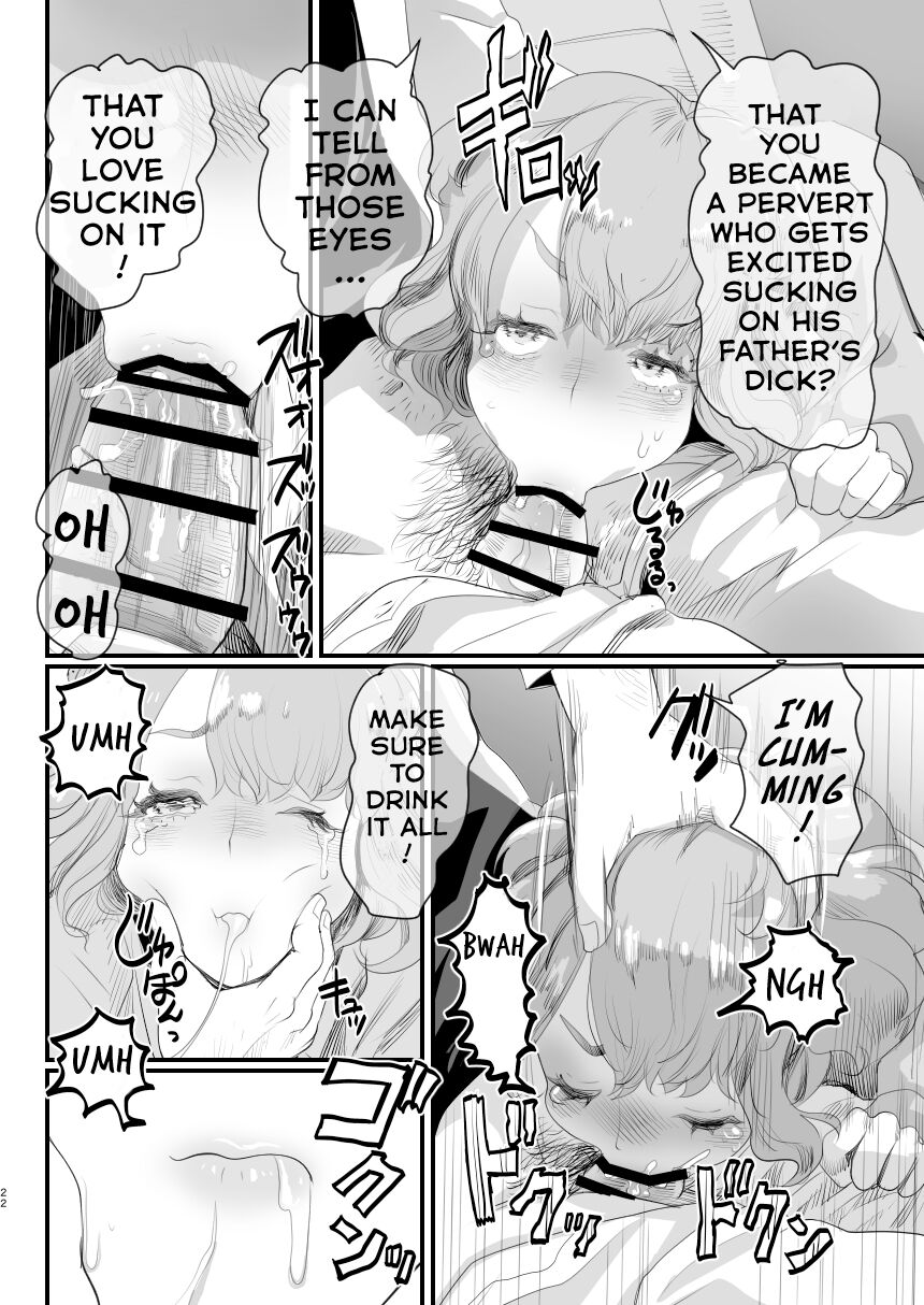 I Became Daddy's Onahole! ~How I Fell Prey to My Pervert Dad and Became His Personal Hole~ page 21