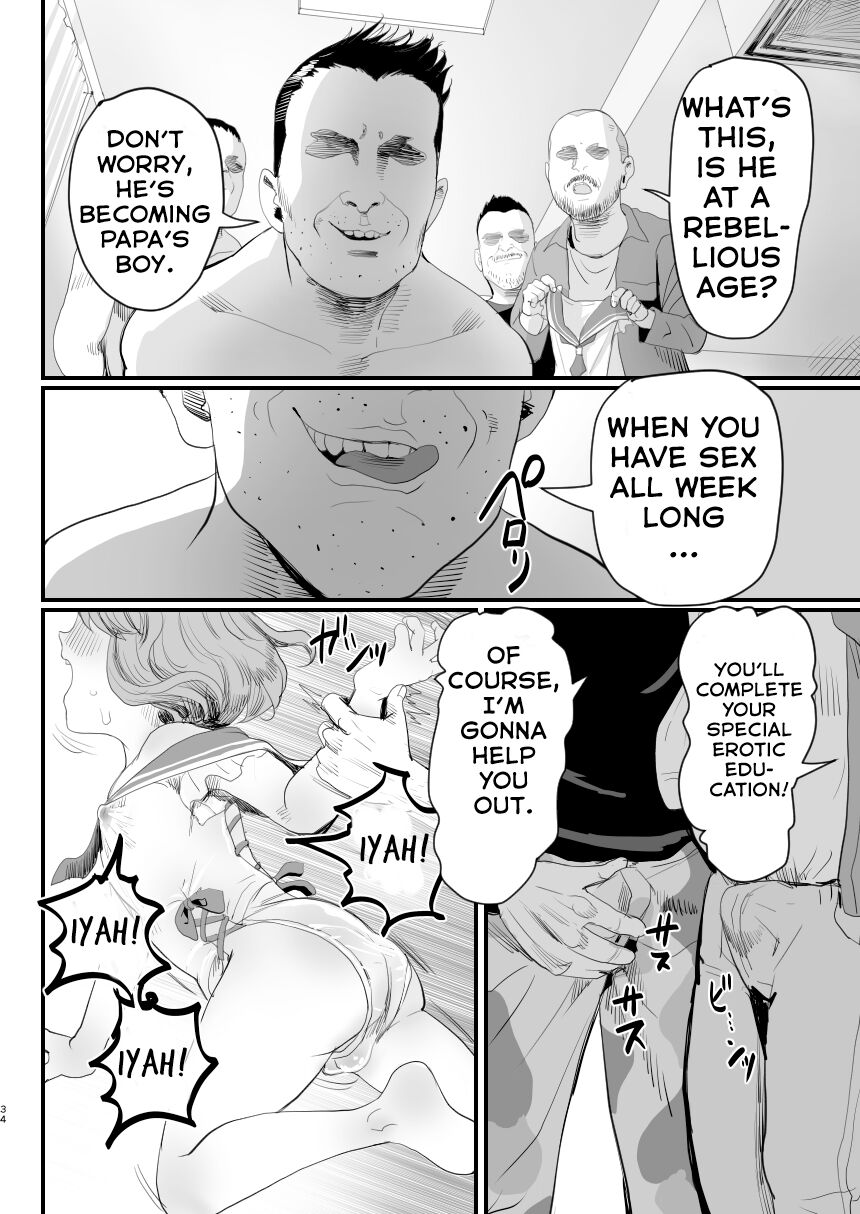 I Became Daddy's Onahole! ~How I Fell Prey to My Pervert Dad and Became His Personal Hole~ page 33
