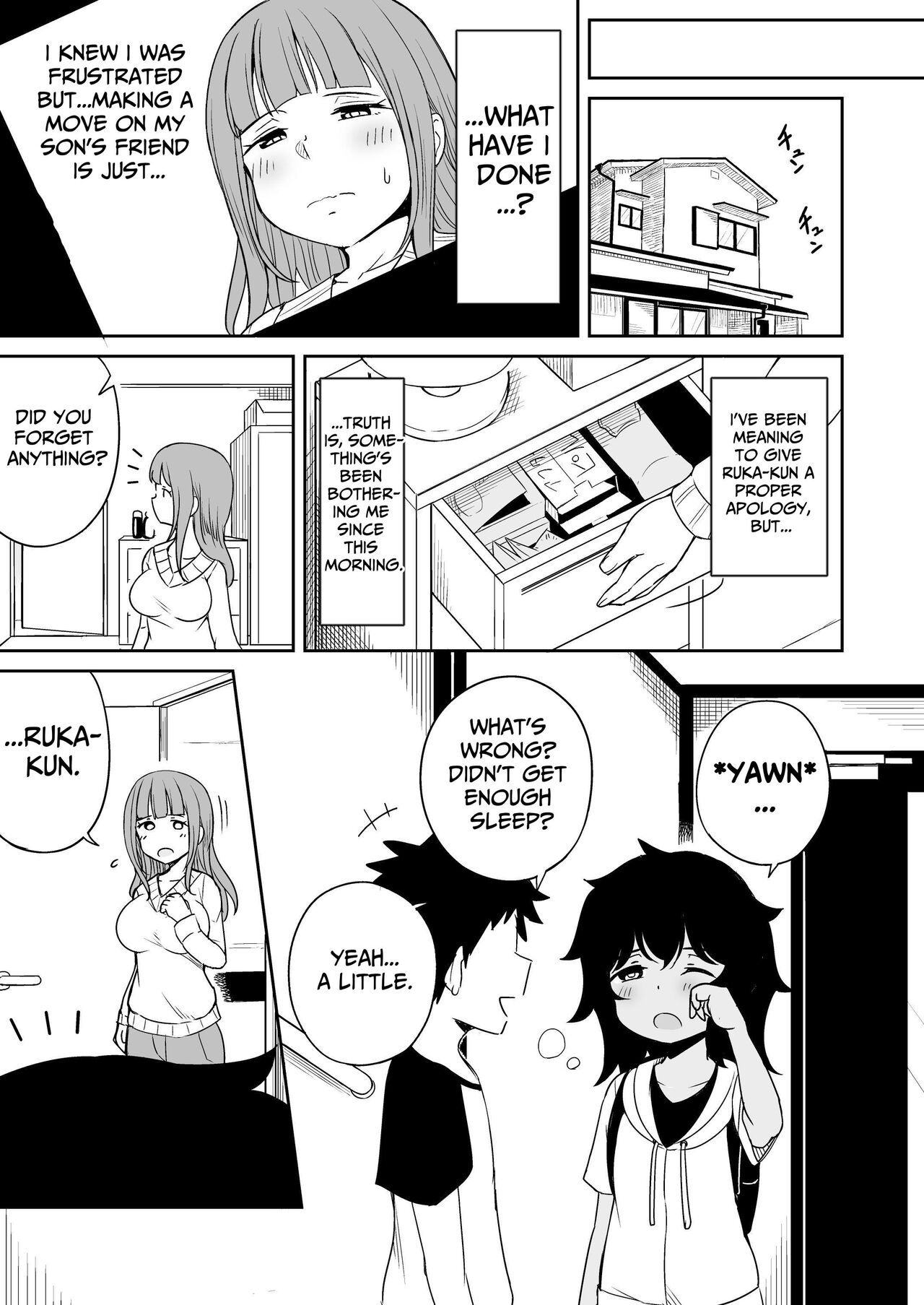 I Became Fuck Buddies With My Son's Friend page 20