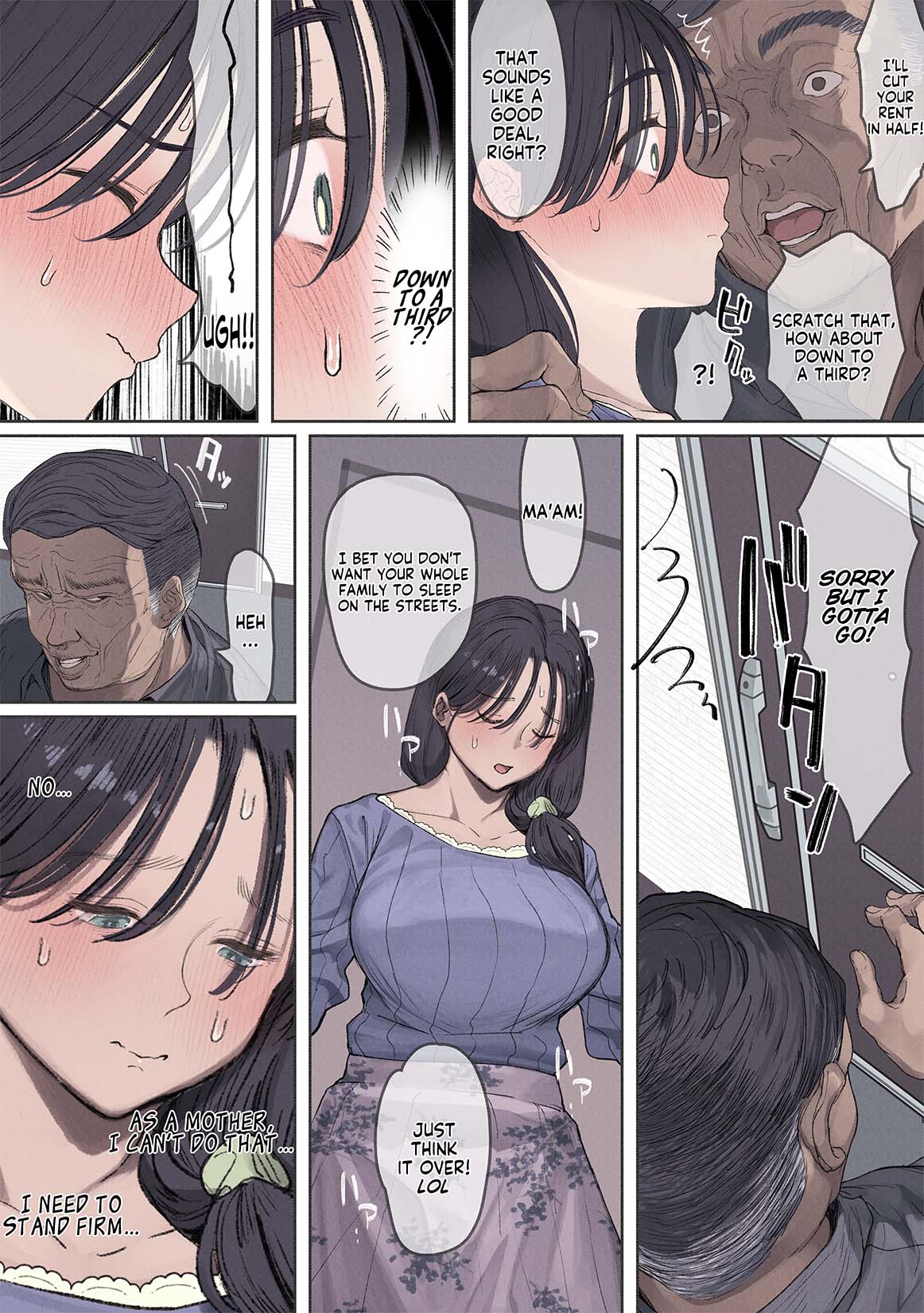 I Can't Pay Rent This Month. [Desperate Housewife Chifuyu] I Became My Landlord's Mistress Behind My Husband's Back. page 12