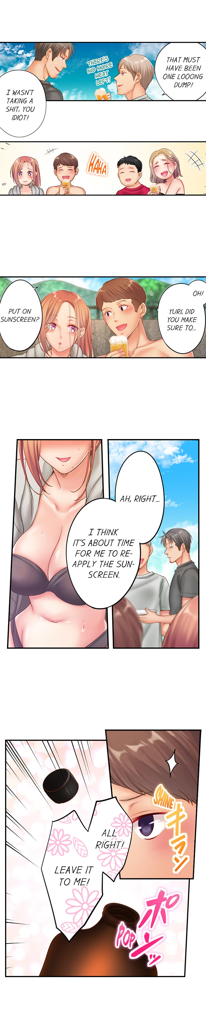 I Can't Resist His Massage! Cheating in Front of My Husband's Eyes page 399