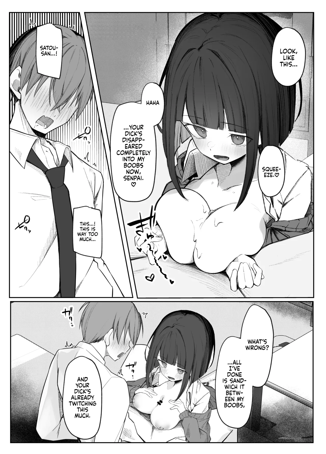 I Can’t Resist Satou-san’s Sweet Sadistic Teasing! page 28