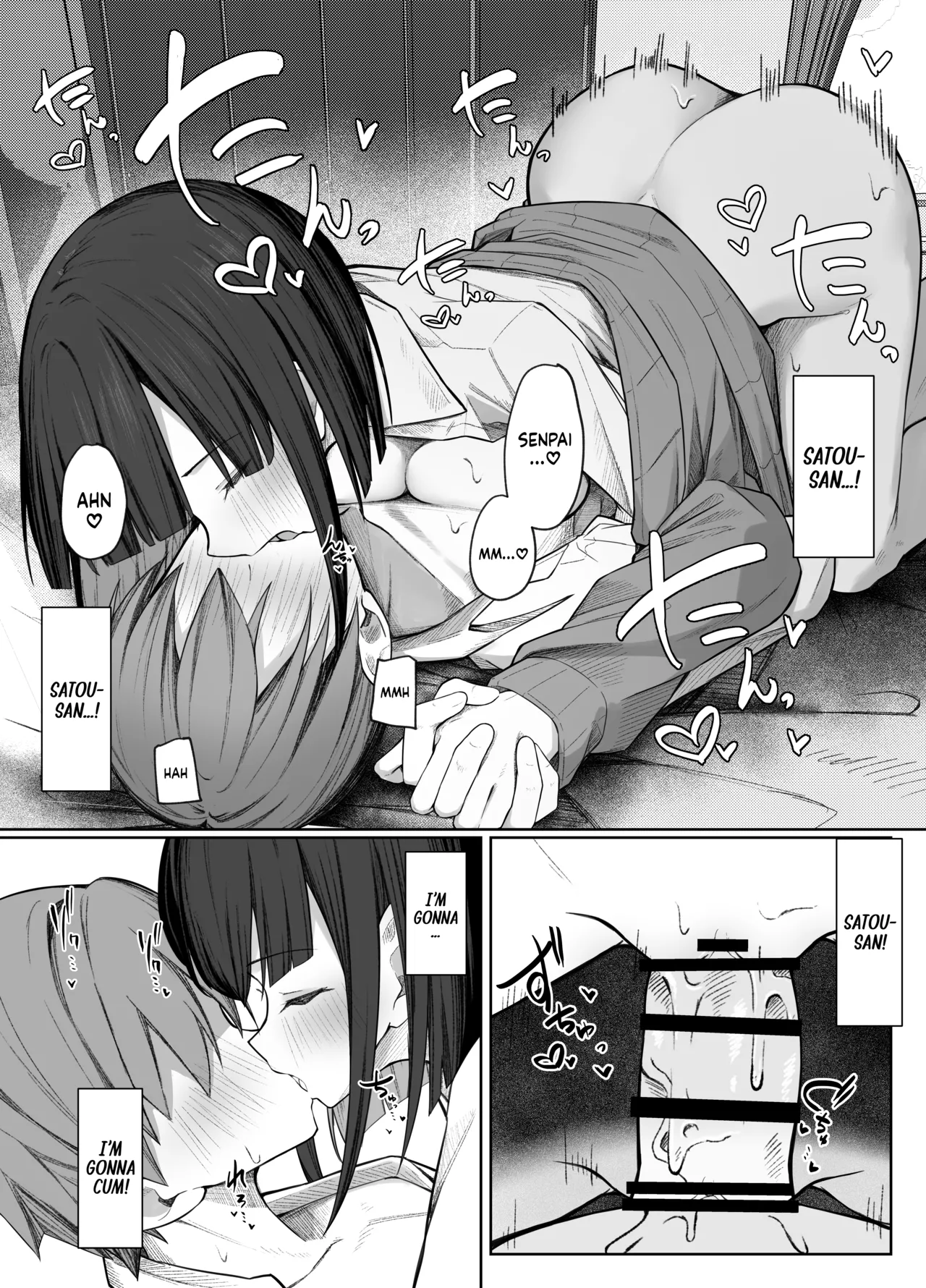 I Can’t Resist Satou-san’s Sweet Sadistic Teasing! page 38